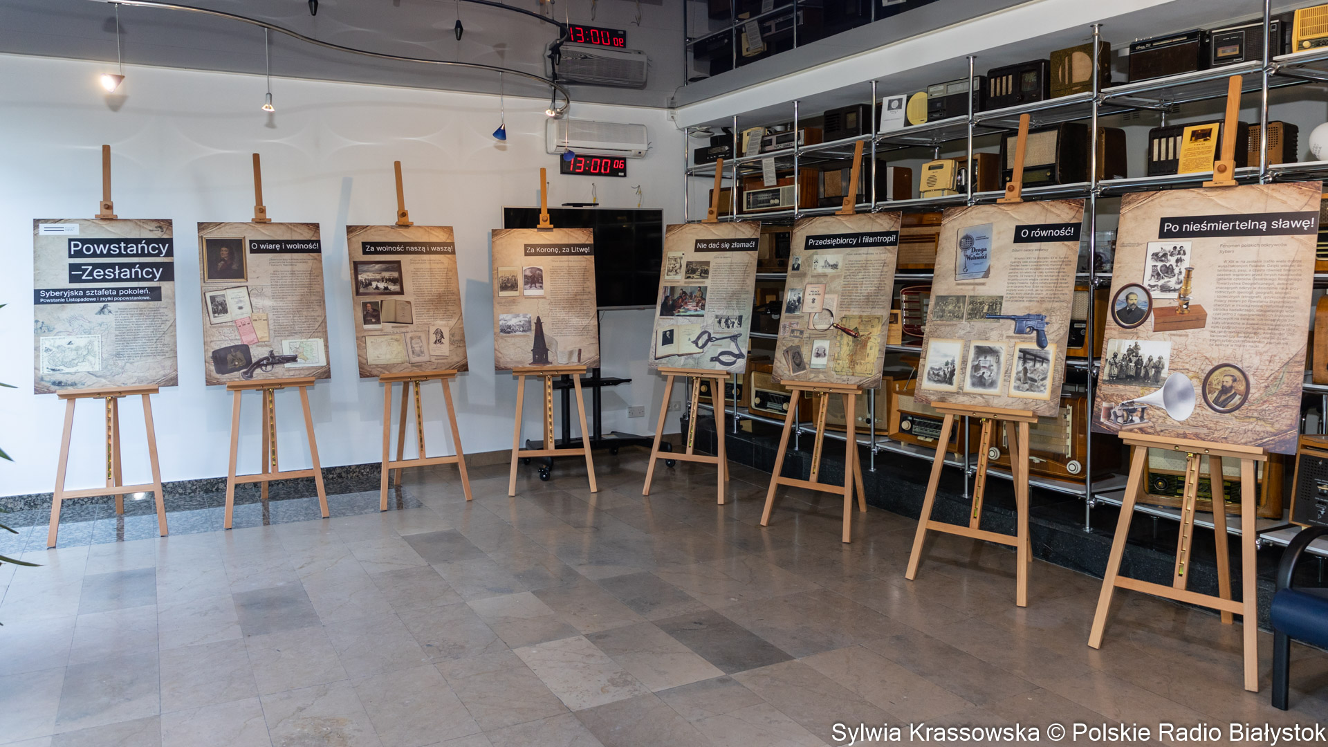 Wystawa w Polskim Radiu Białystok poświęcona powstańcom listopadowym zesłanym na Syberię