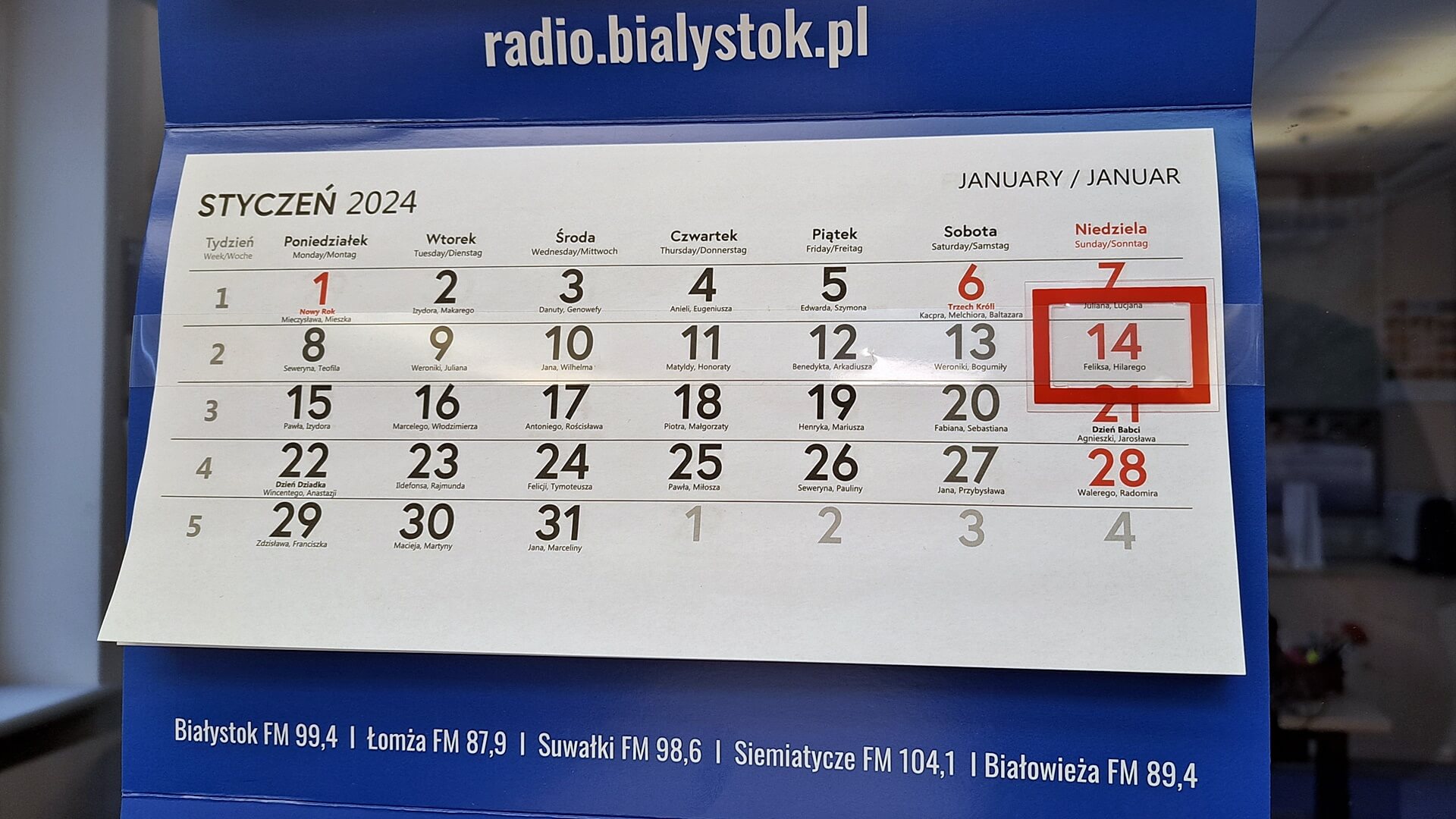 Rozpoczął się 2024 rok według kalendarza juliańskiego