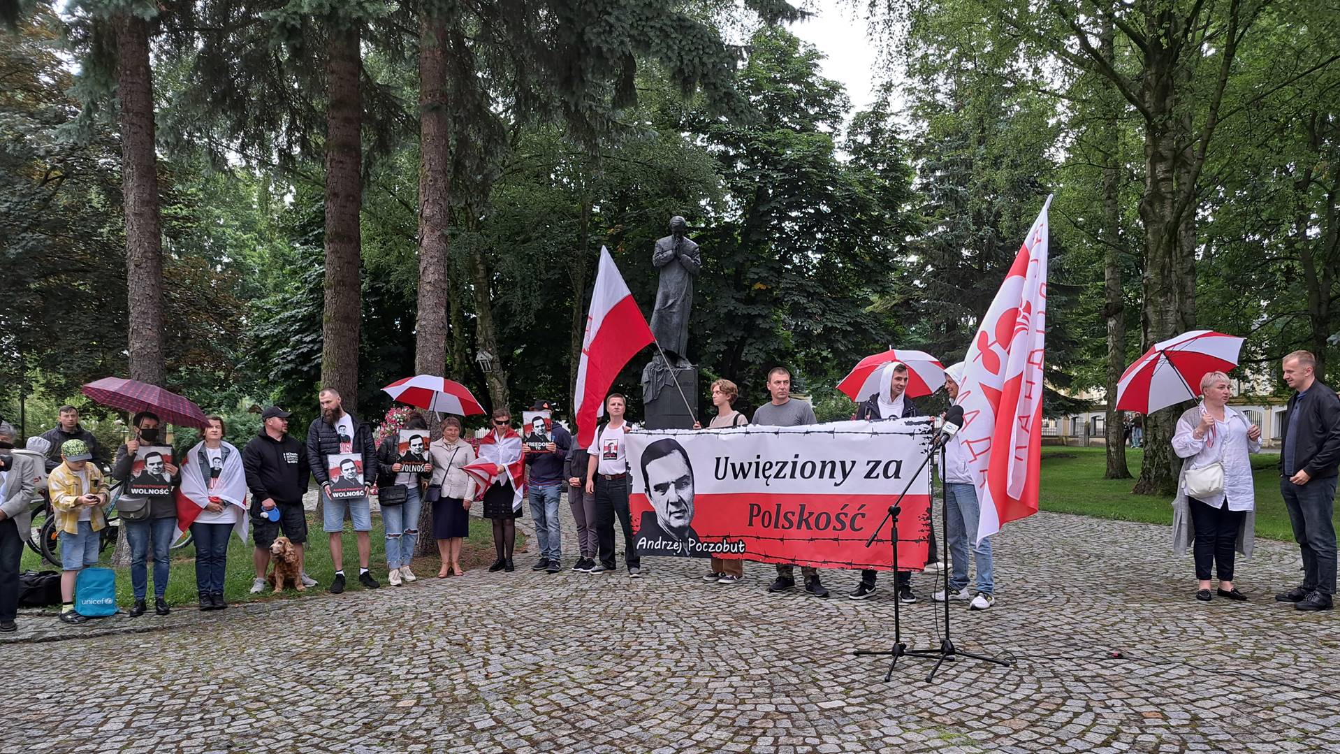 W Białymstoku miała miejsce kolejna akcja solidarności z Andrzejem Poczobutem