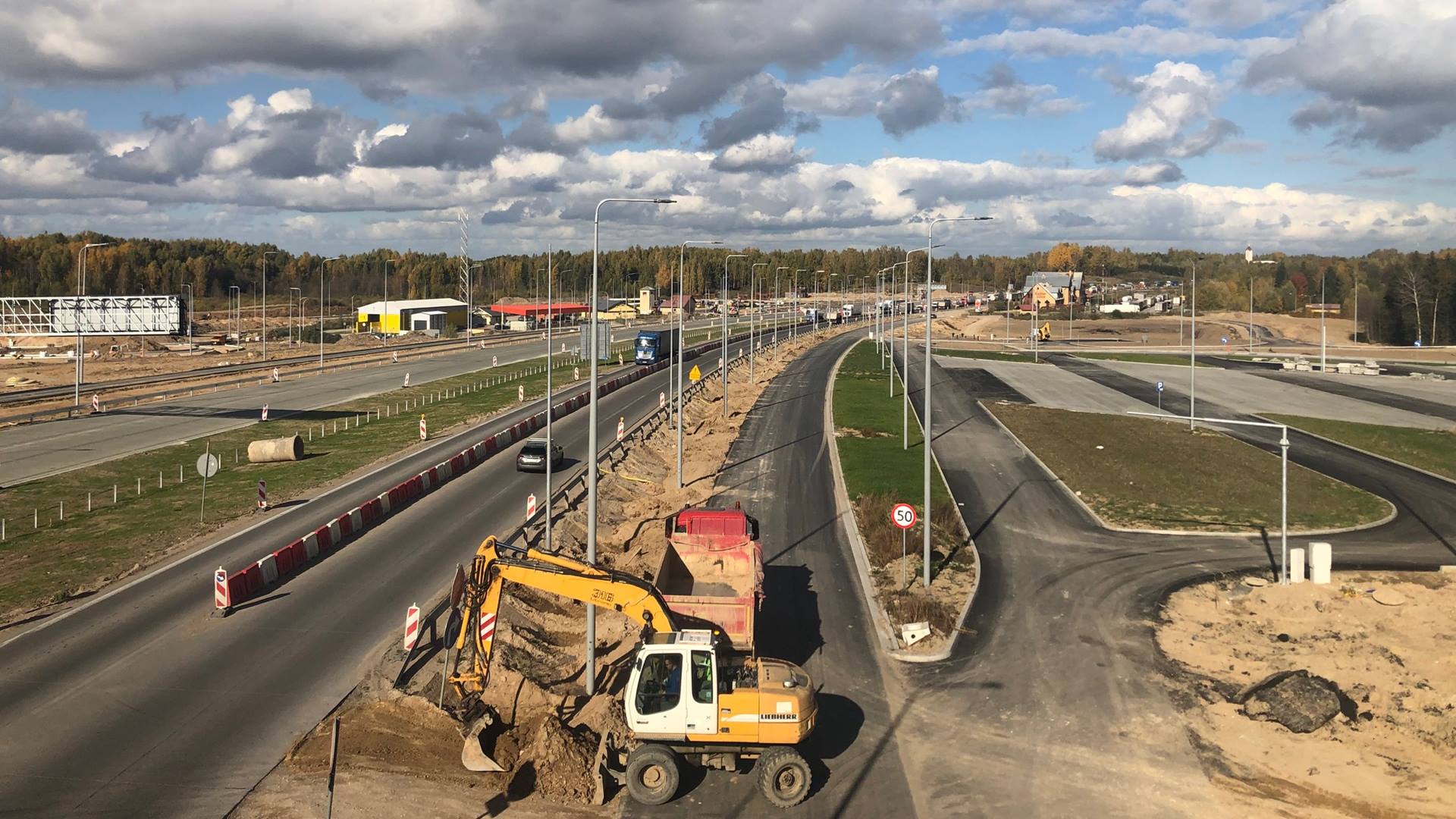 Jeszcze w tym roku ma być oddany do użytku kolejny odcinek trasy S61 z Suwałk do granicy z Litwą