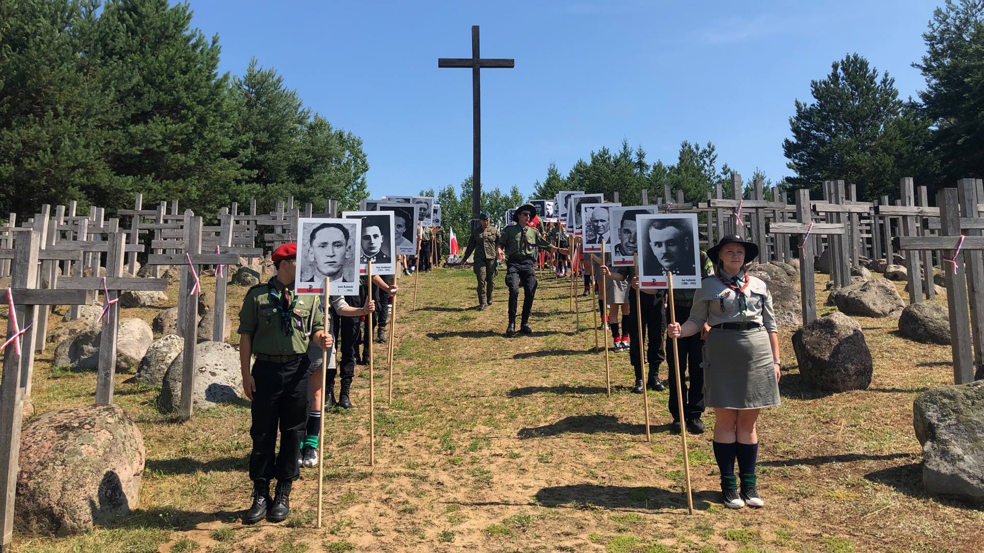 79. rocznica Obławy Augustowskiej - uroczystości w Gibach