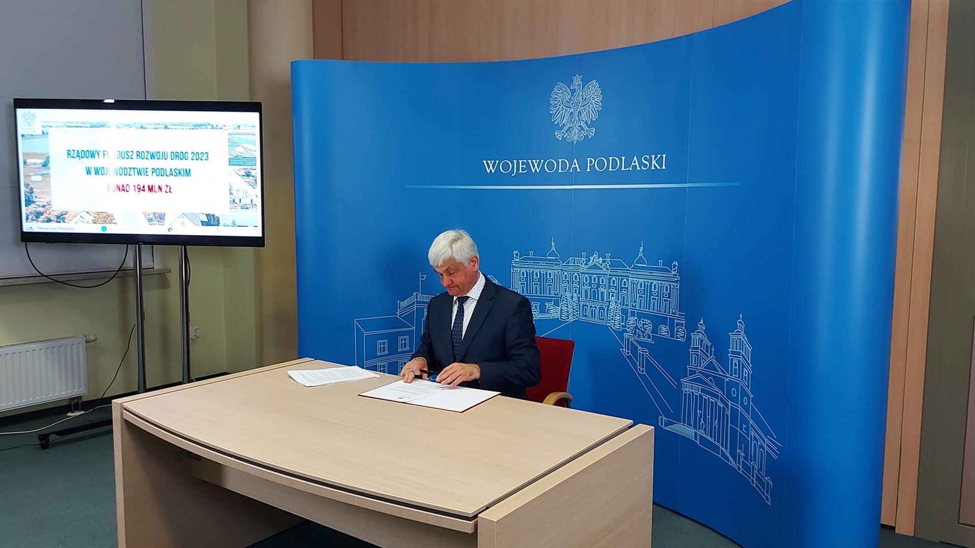 Ponad 194 mln zł z Rządowego Funduszu Rozwoju Dróg na inwestycje w Podlaskiem