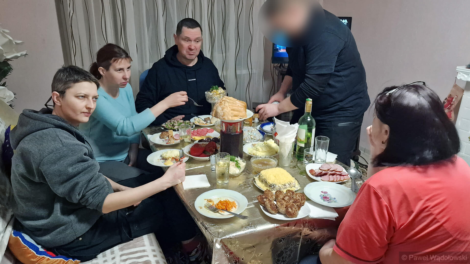 Mieszkańcy Ukrainy obchodzą święta Bożego Narodzenia