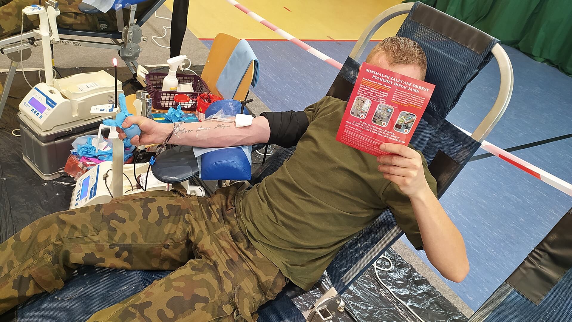 Żołnierze oddawali krew w Białymstoku