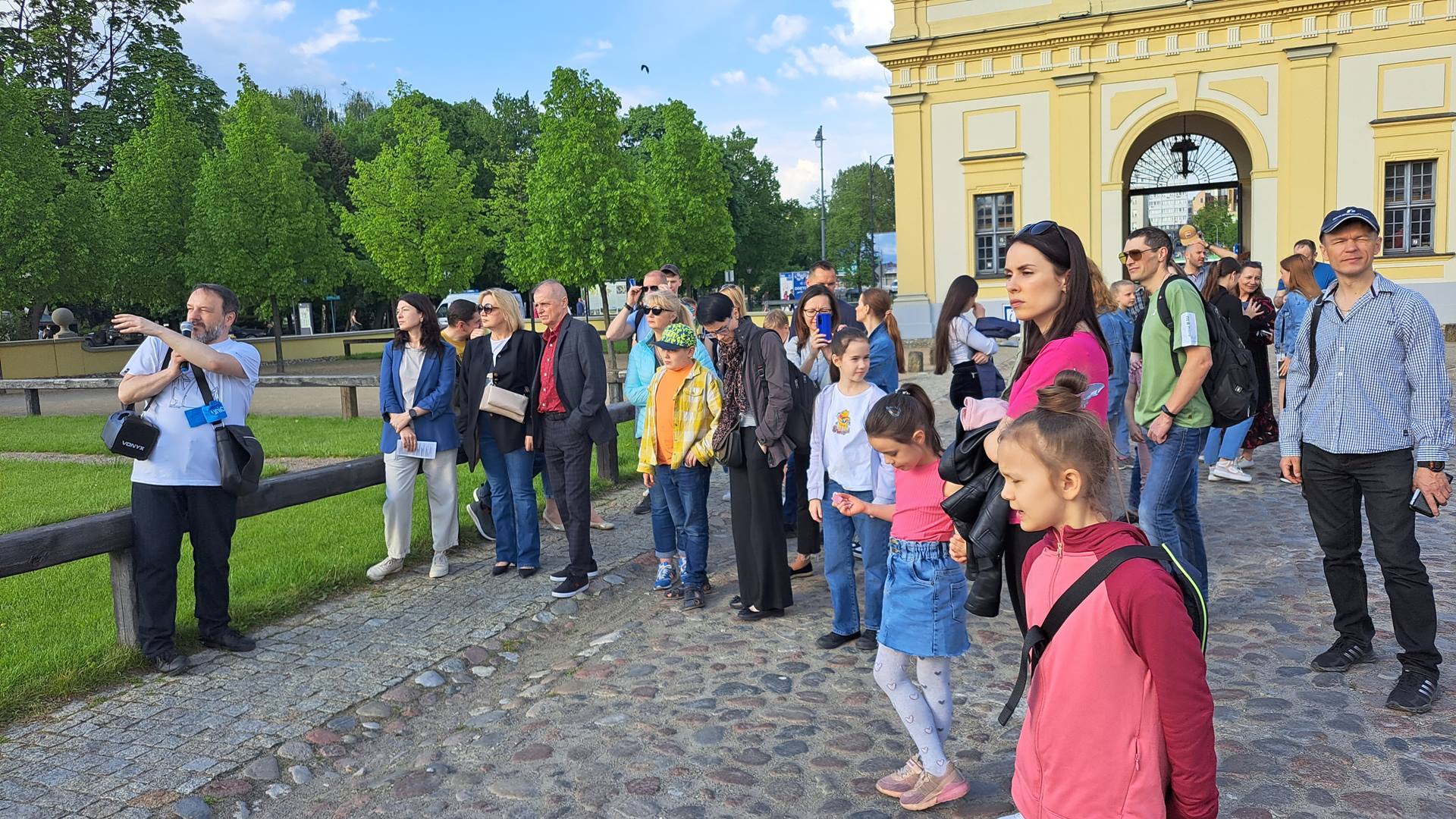 Uchodźcy z Ukrainy, Białorusi i innych krajów zwiedzali Białystok