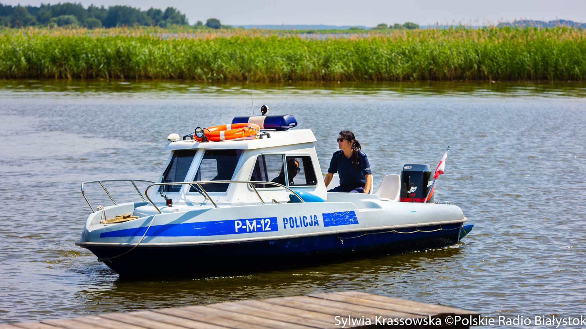 Suwalscy policjanci rozpoczęli patrole na jeziorze Wigry