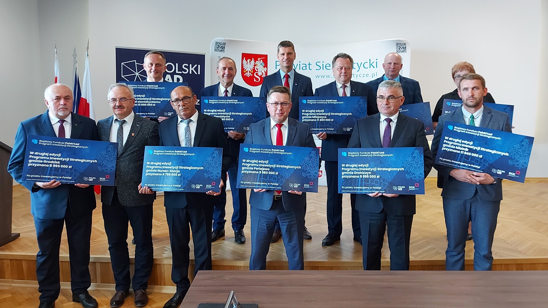 Niemal 100 mln zł dla samorządów z powiatu siemiatyckiego z programu Polski Ład