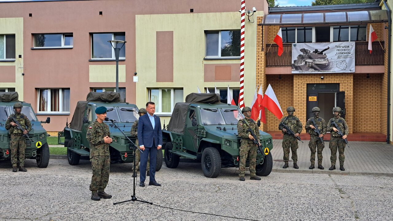Minister Mariusz Błaszczak mówił w Czerwonym Borze o znaczeniu wojska we wschodniej części Polski