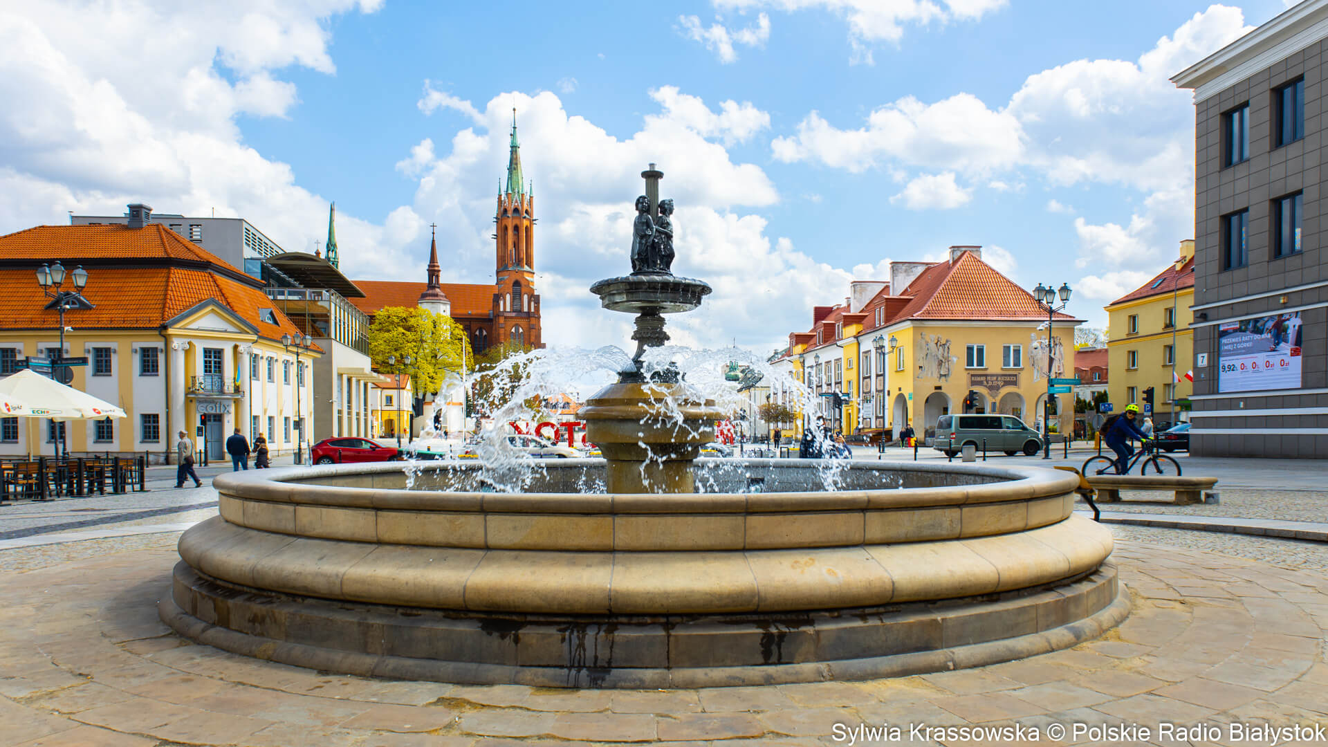 Po zimowej przerwie w Białymstoku znów działają fontanny