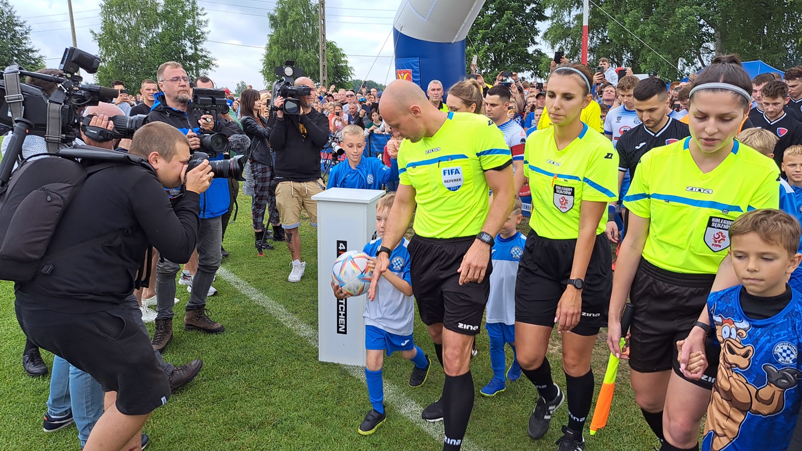 Szymon Marciniak sędziował mecz podlaskiej A-klasy pomiędzy Turośnianką a GKS-em Rutki [zdjęcia]