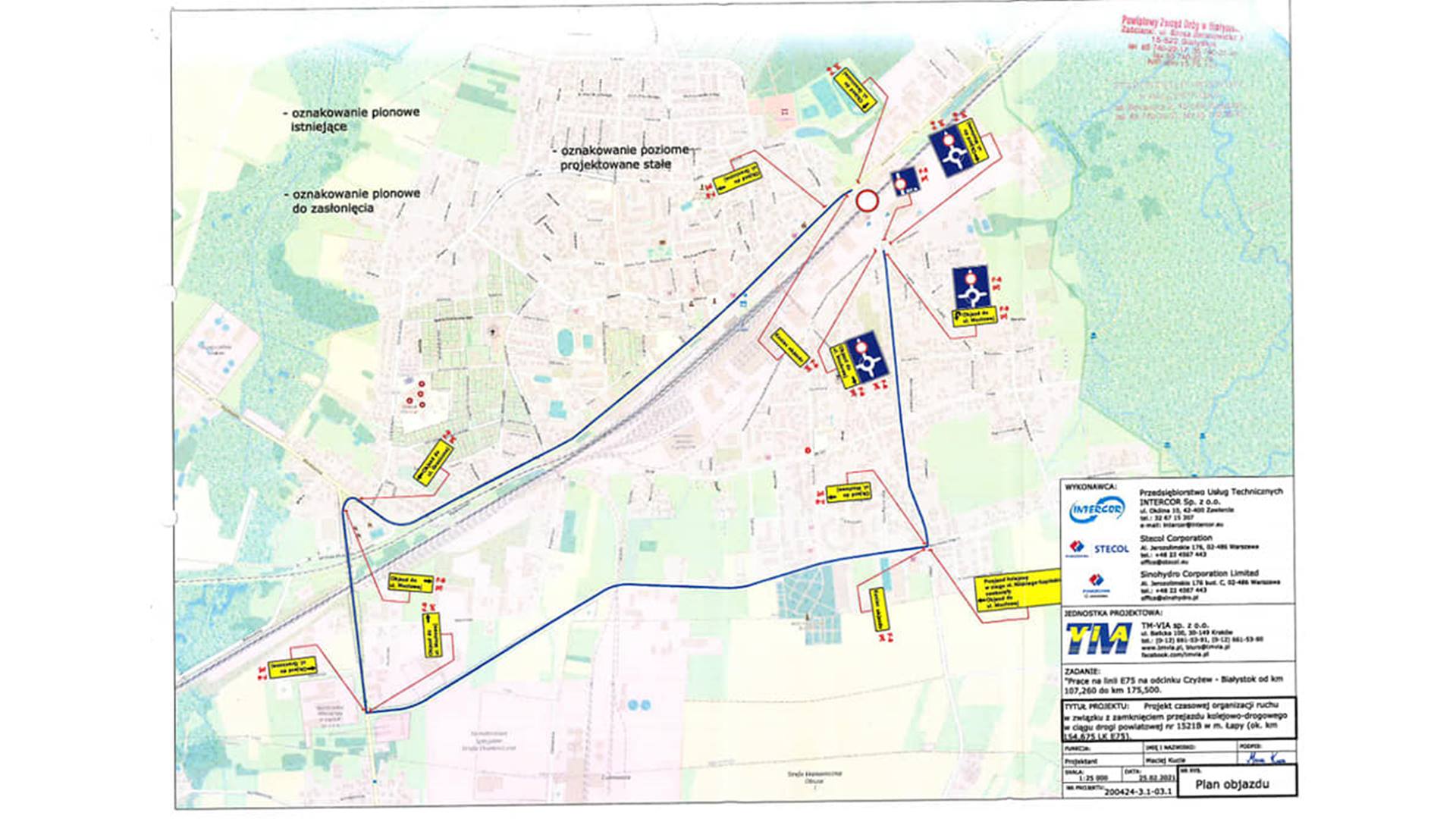 Zamknięty będzie przejazd kolejowo-drogowy w okolicy ul. Sikorskiego w Łapach - będą utrudnienia dla kierowców