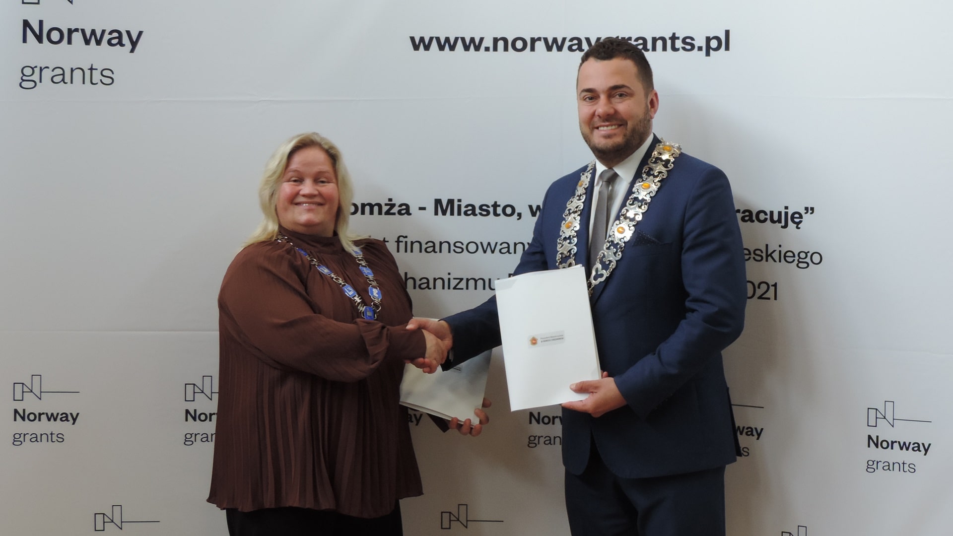 Władze Łomży podpisały umowę o współpracy z okręgiem Norland w północnej Norwegii