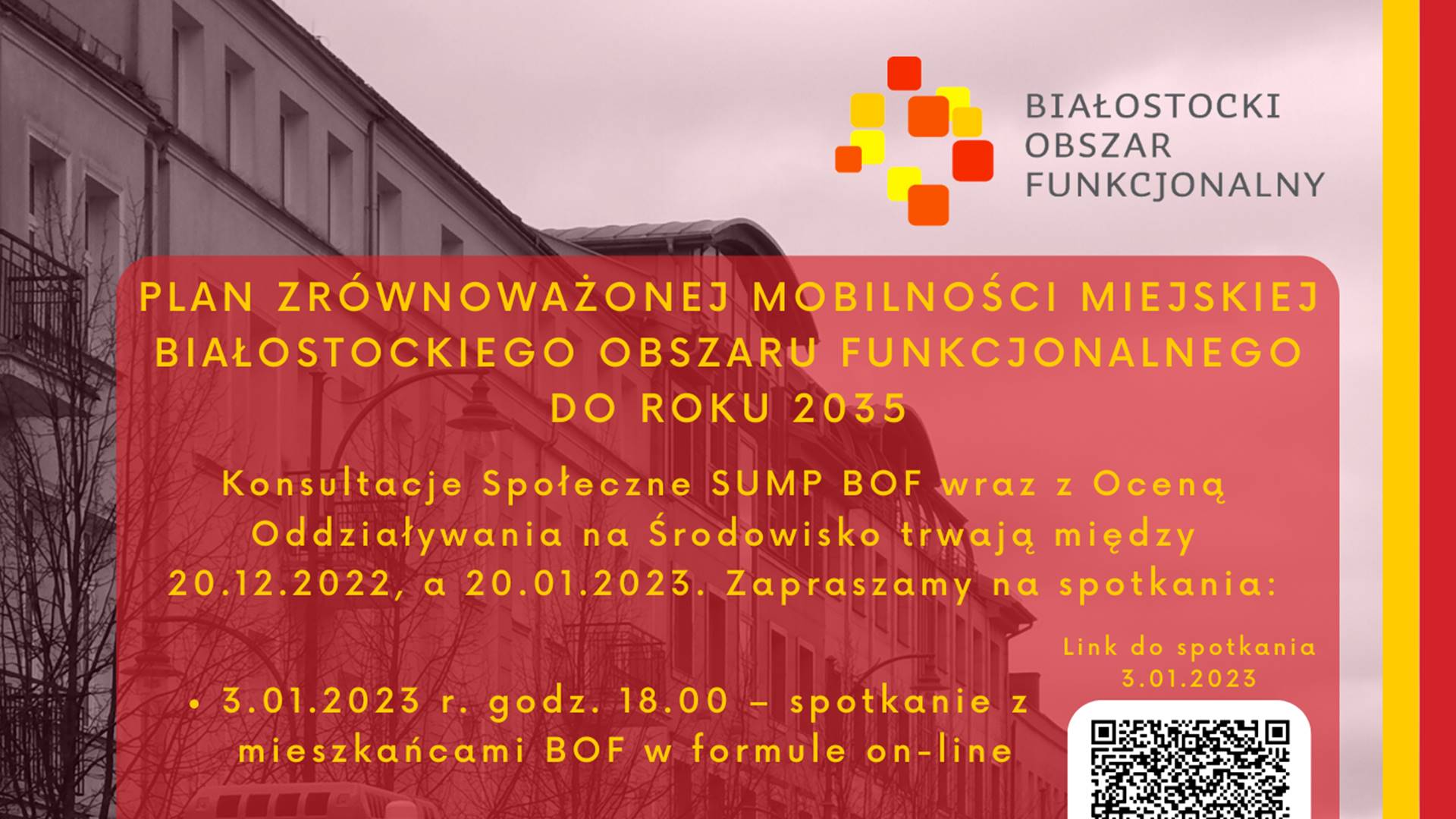 Trwają konsultacje Planu Zrównoważonej Mobilności Miejskiej