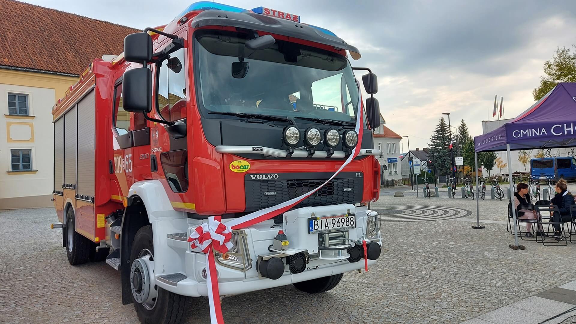 Strażacy z OSP w Choroszczy dostali nowy wóz ratowniczo-gaśniczy [zdjęcia]