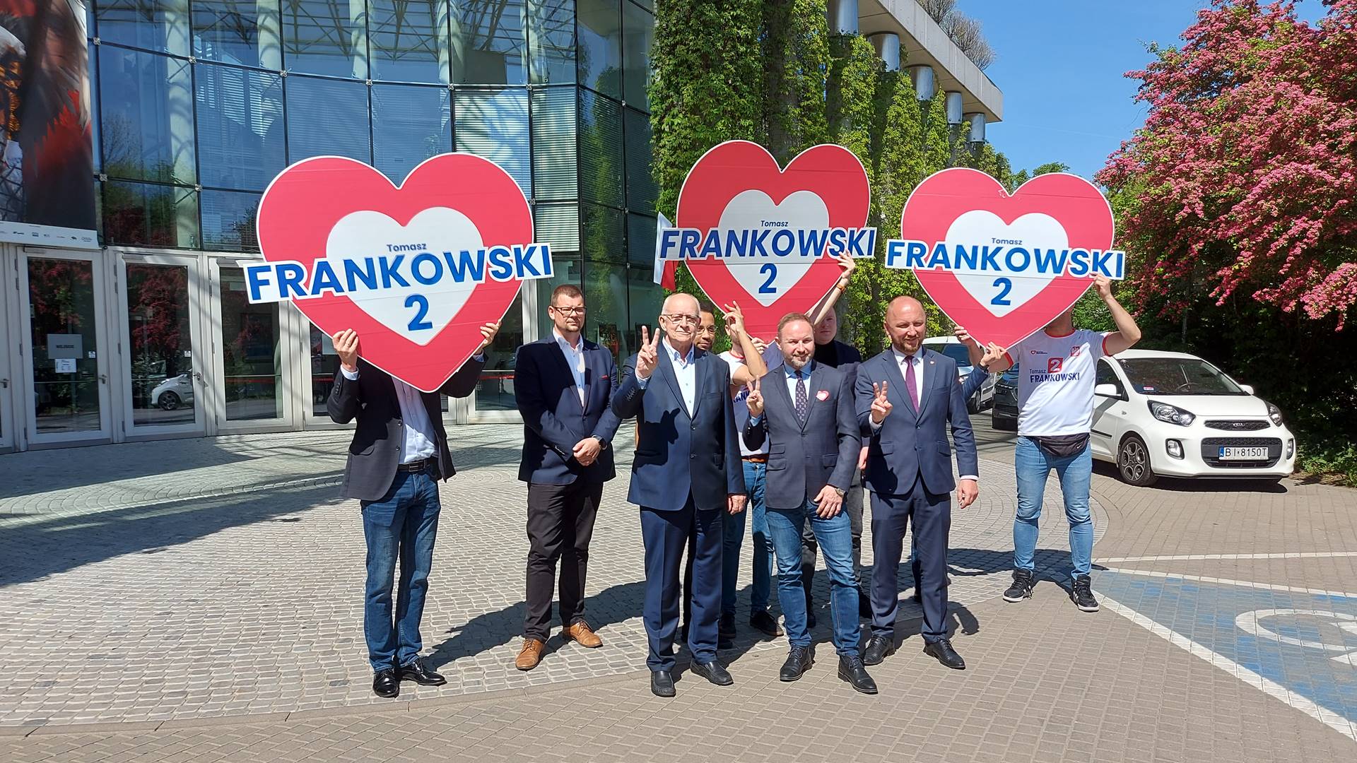 Kandydaturę Tomasza Frankowskiego do Europarlamentu poparł marszałek woj. podlaskiego Łukasz Prokorym