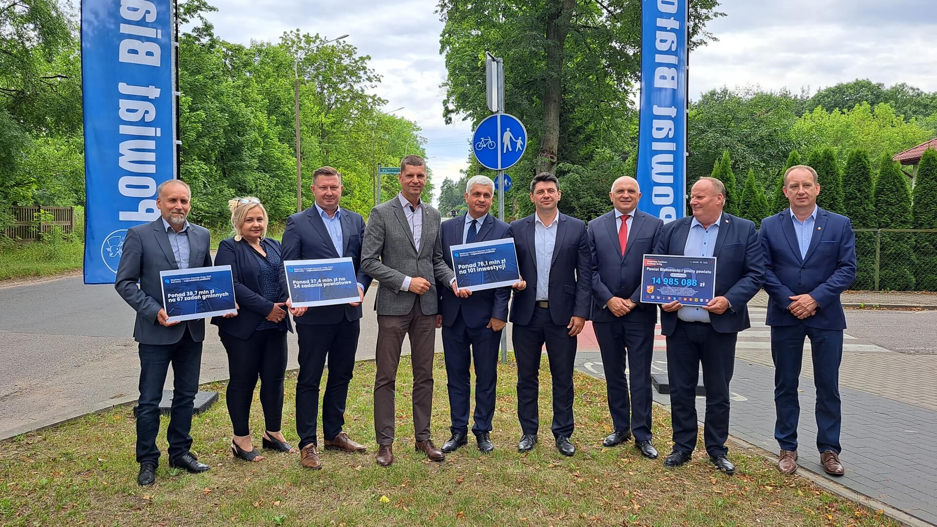 Ponad 76 mln zł dostały podlaskie samorządy z budżetu państwa na drobne remonty dróg