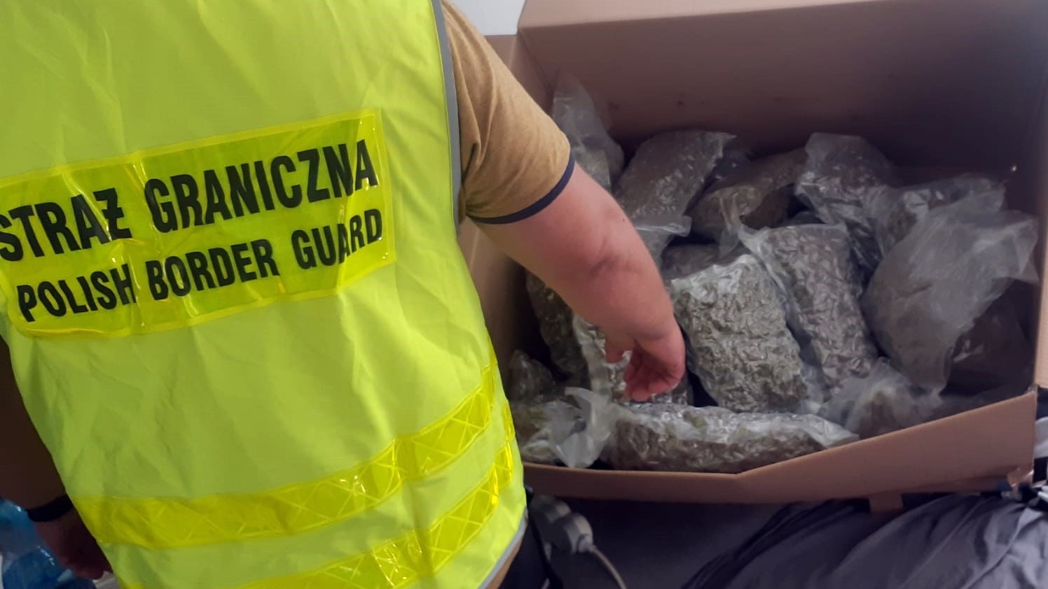 Narkotyki o wartości blisko 3,2 mln zł ujawnili funkcjonariusze Podlaskiego Oddziału Straży Granicznej