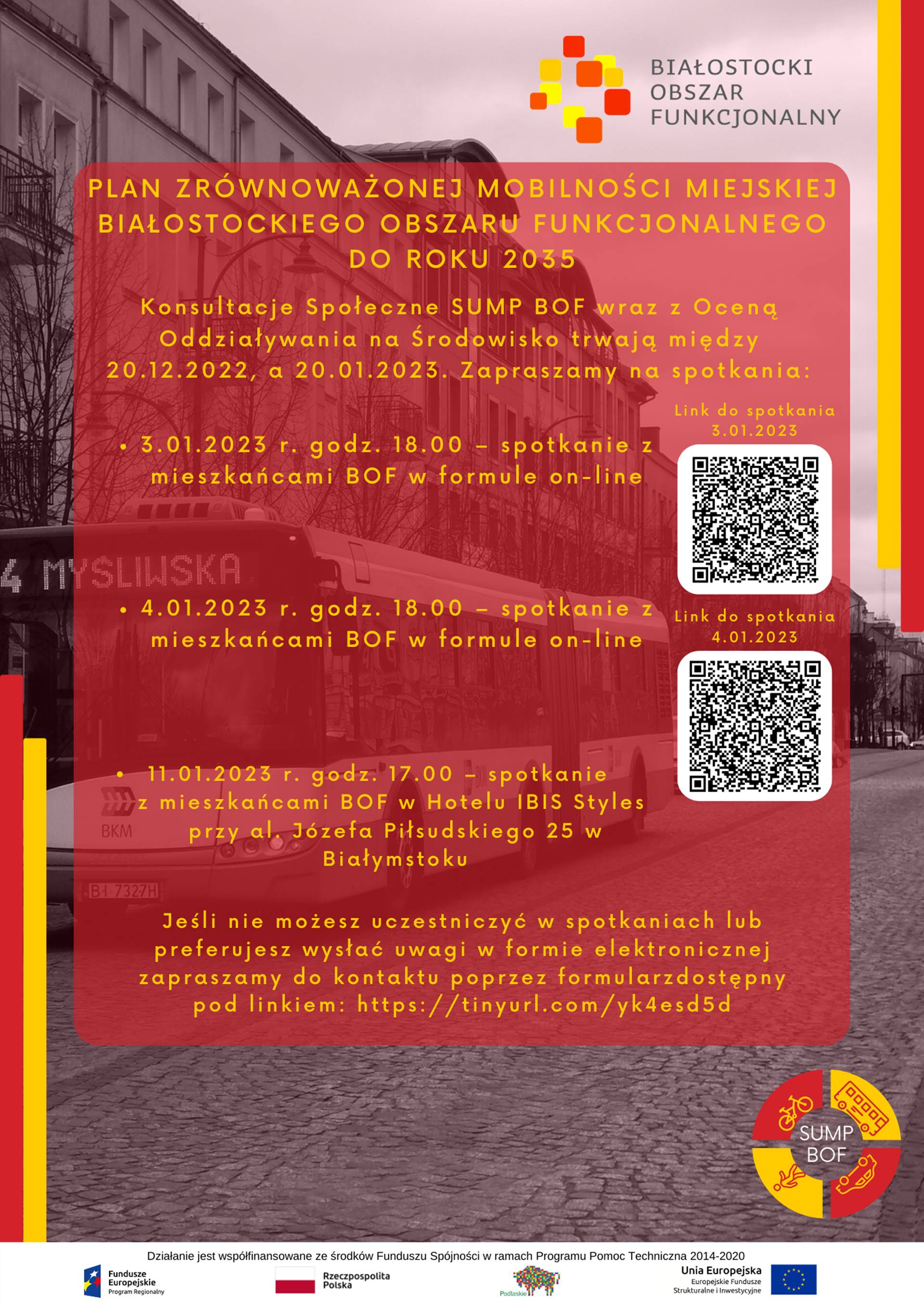 W Białymstoku trwają konsultacje Planu Zrównoważonej Mobilności Miejskiej