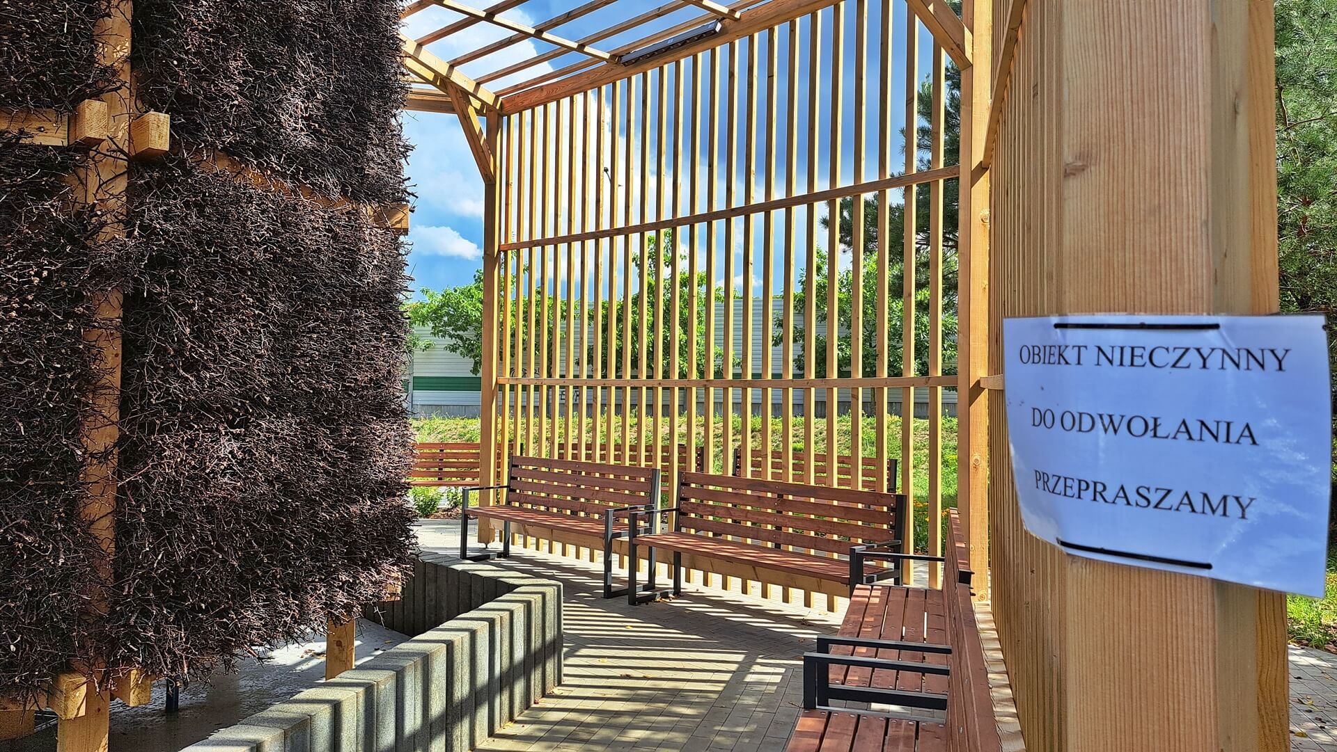 Tężnia solankowa za ponad pół miliona złotych zamknięta do odwołania