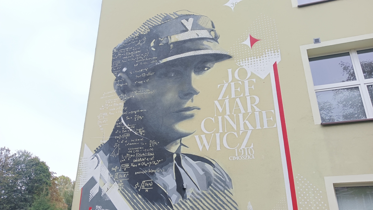 W Sokółce odsłonięto mural przedstawiający Józefa Marcinkiewicza