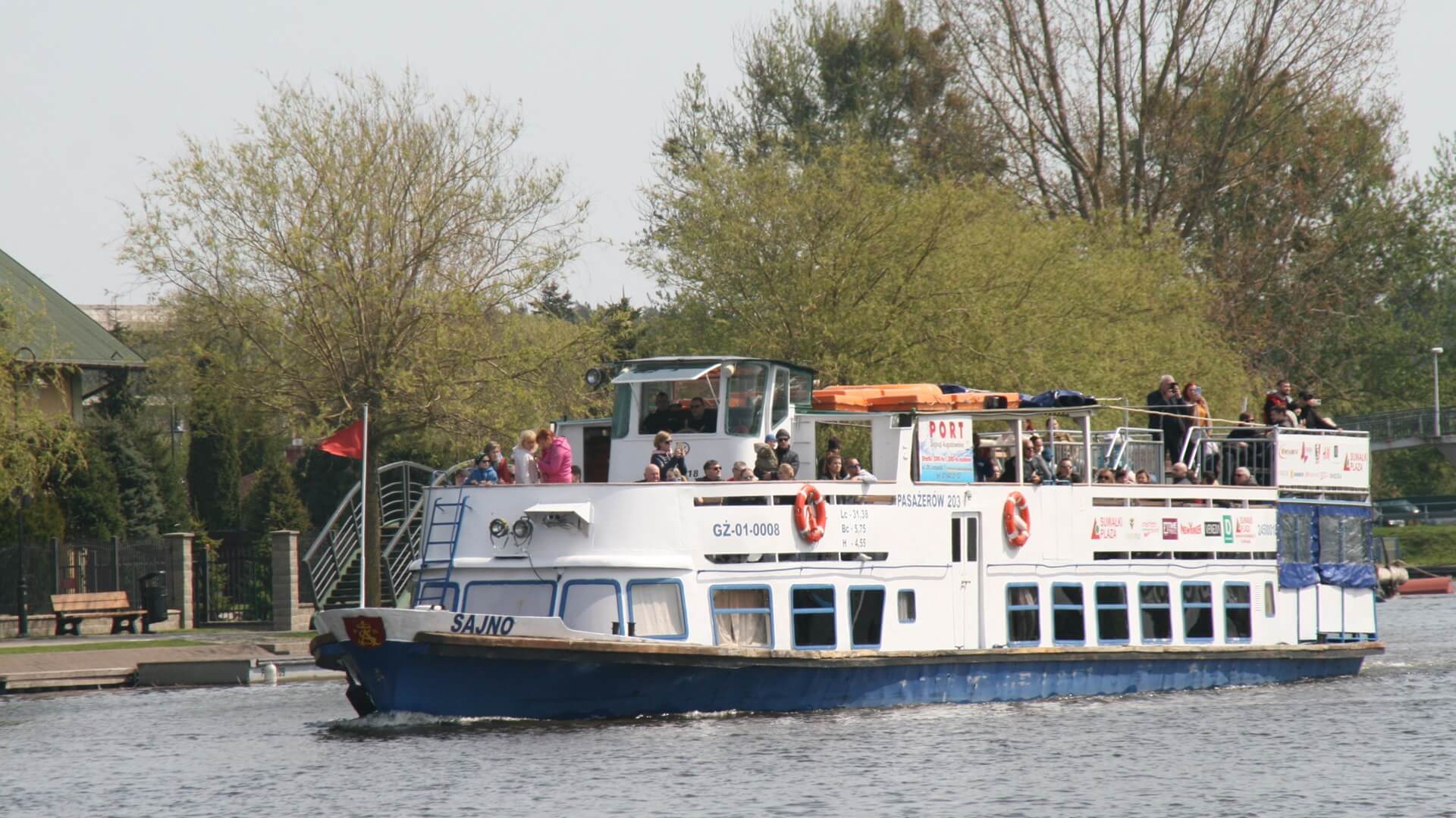 Paradą statków rozpoczął się sezon żeglugowy w Augustowie