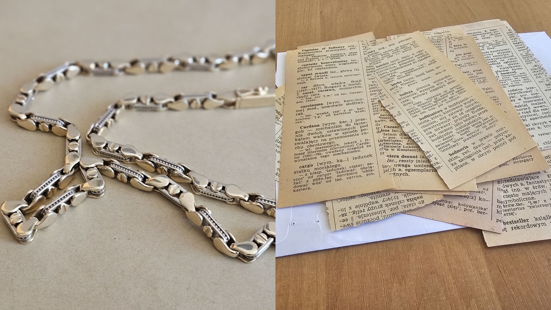 Chcieli kupić złoty łańcuszek - zamiast 25 tys. zł do koperty włożyli pocięte kartki papieru