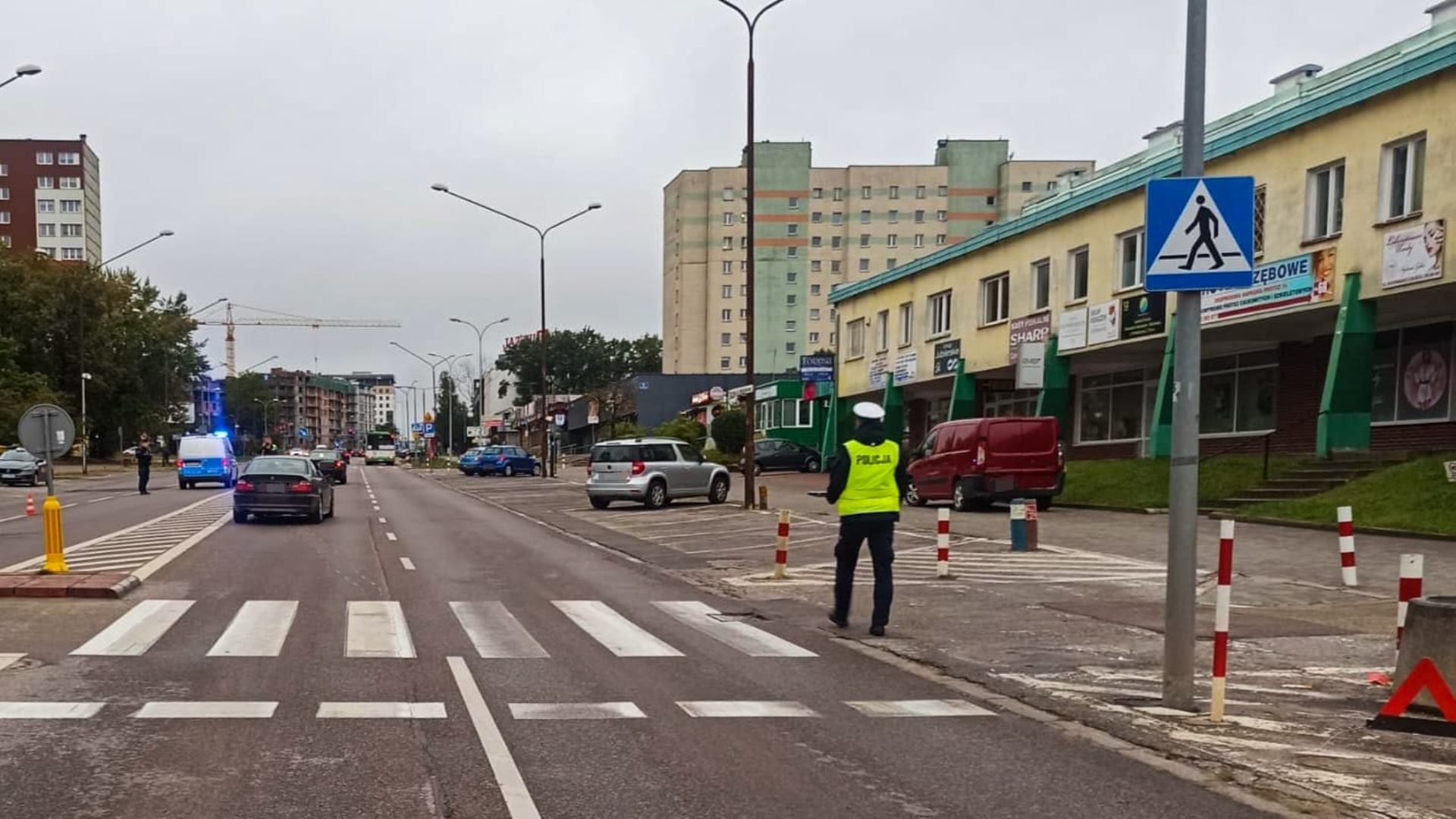 Na ul. Wyszyńskiego w Białymstoku 20-latek potrącił 83-letnią kobietę - trafiła do szpitala