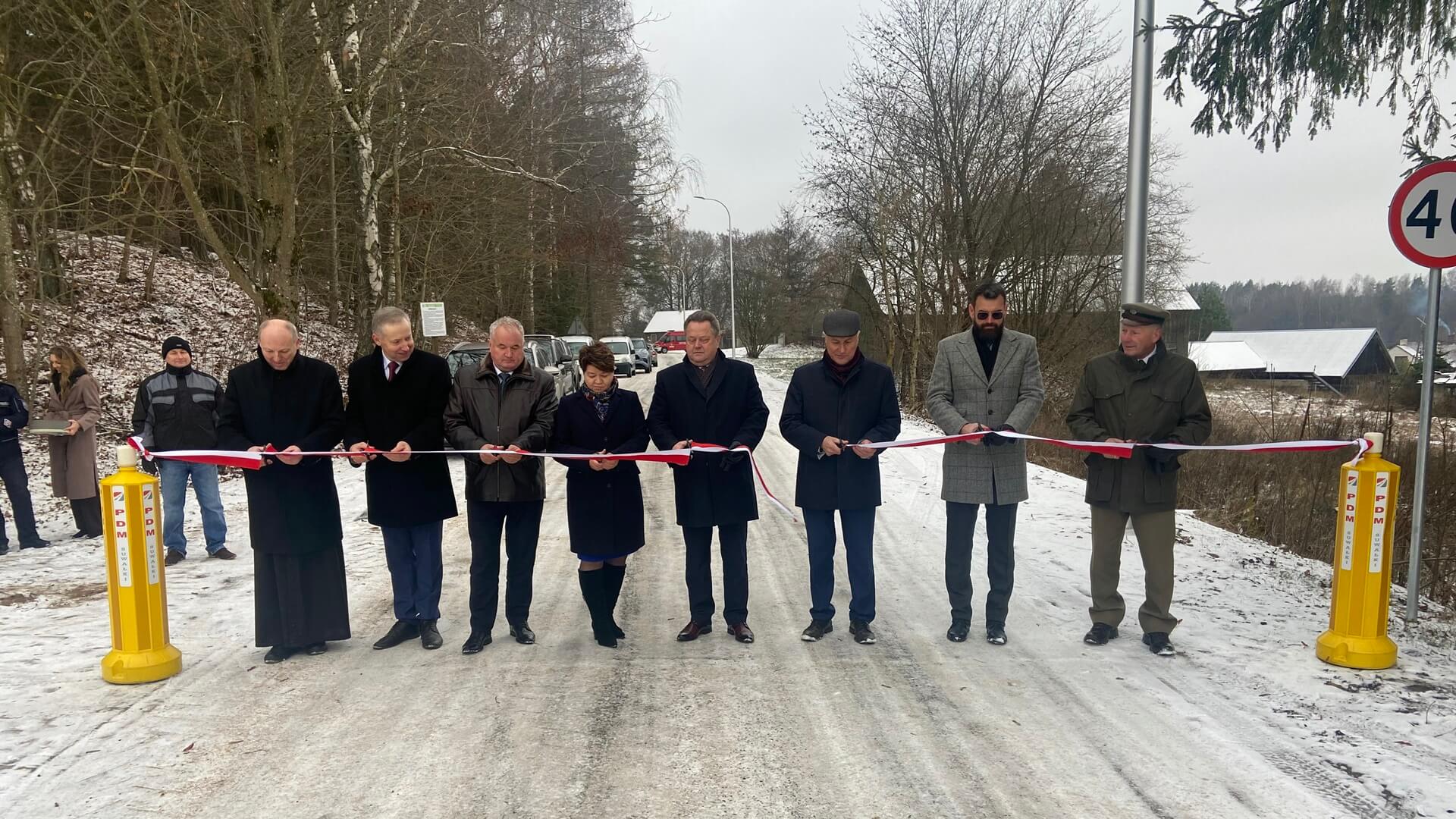 Dwie zmodernizowane drogi otworzono w gminie Rutka-Tartak