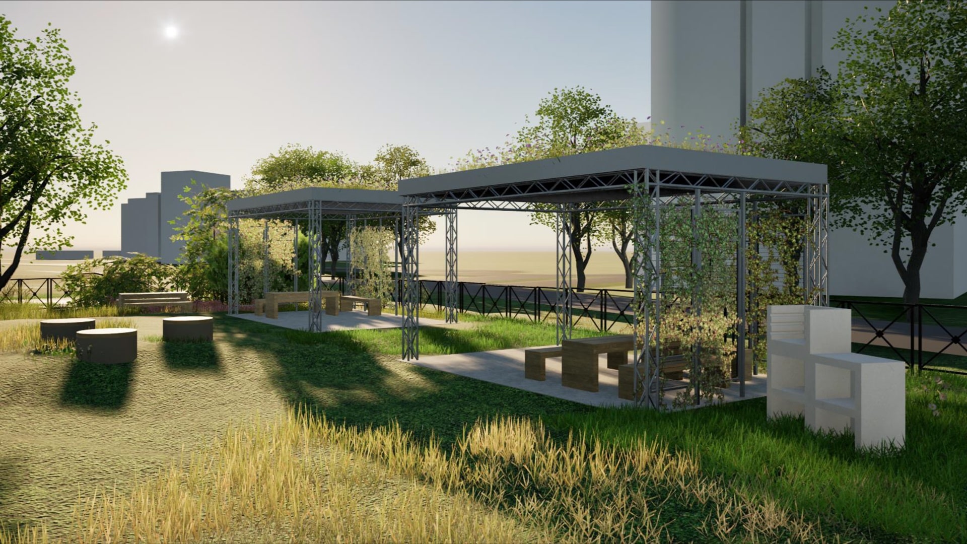 Na terenie Politechniki Białostockiej powstaje nowe miejsce do odpoczynku dla studentów