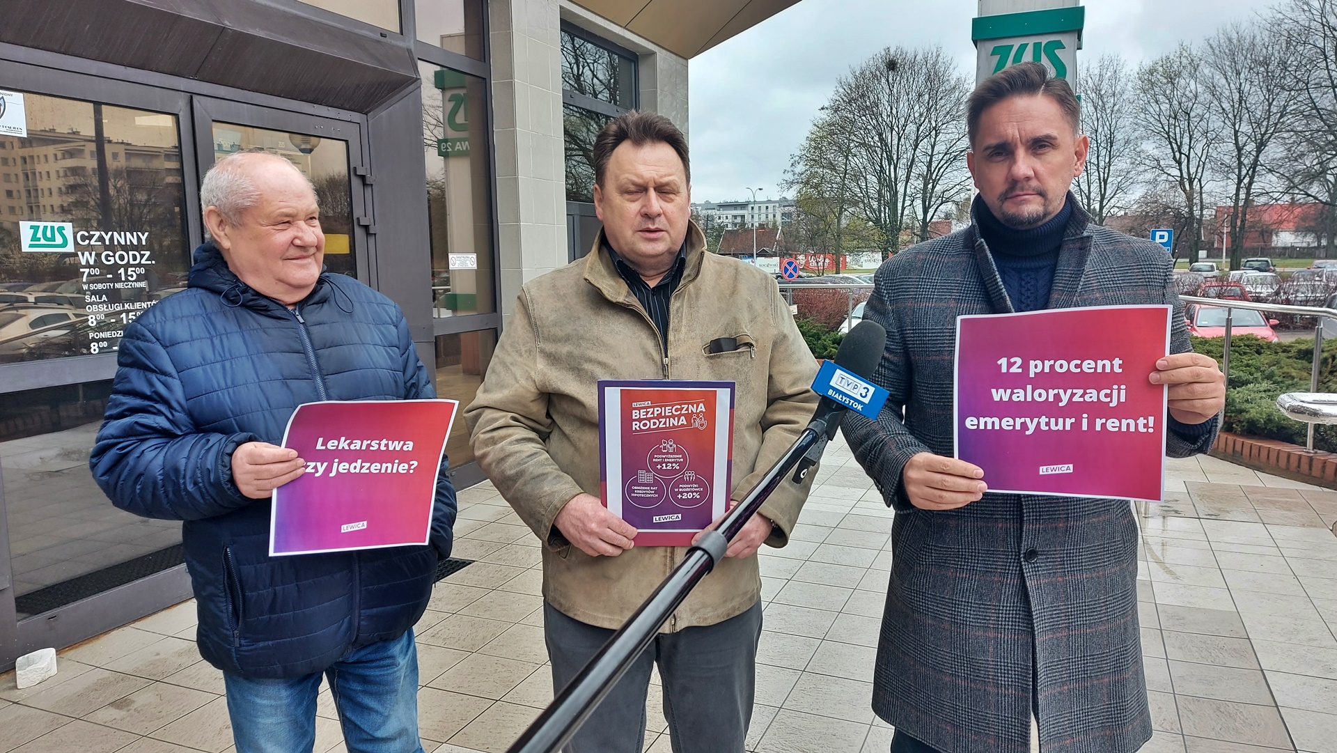 Działacze podlaskiej Lewicy: renciści i emeryci nie powinni odczuwać skutków inflacji