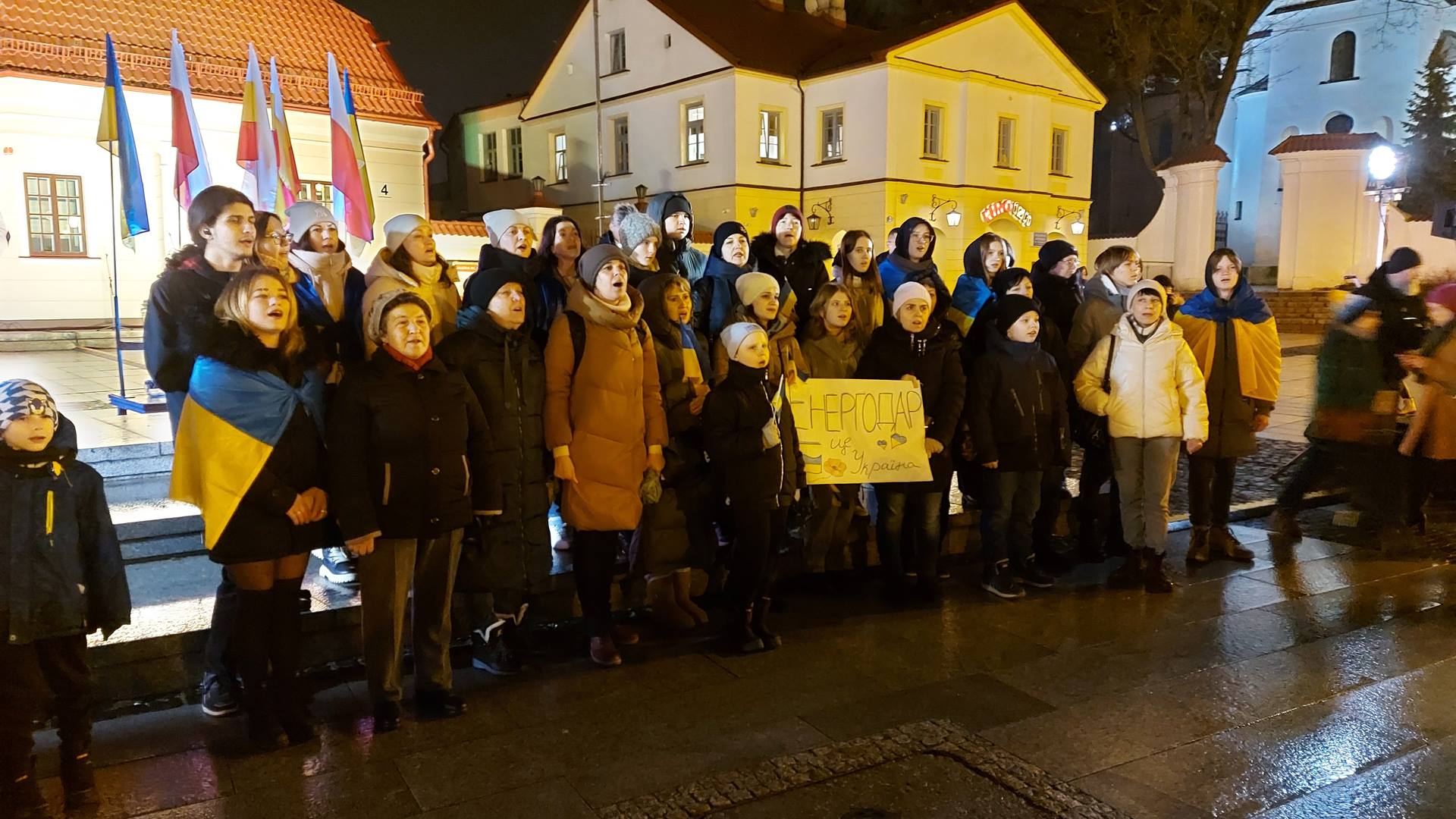 "Razem przeciwko rosyjskiej agresji” - protest w Białymstoku [zdjęcia, wideo]