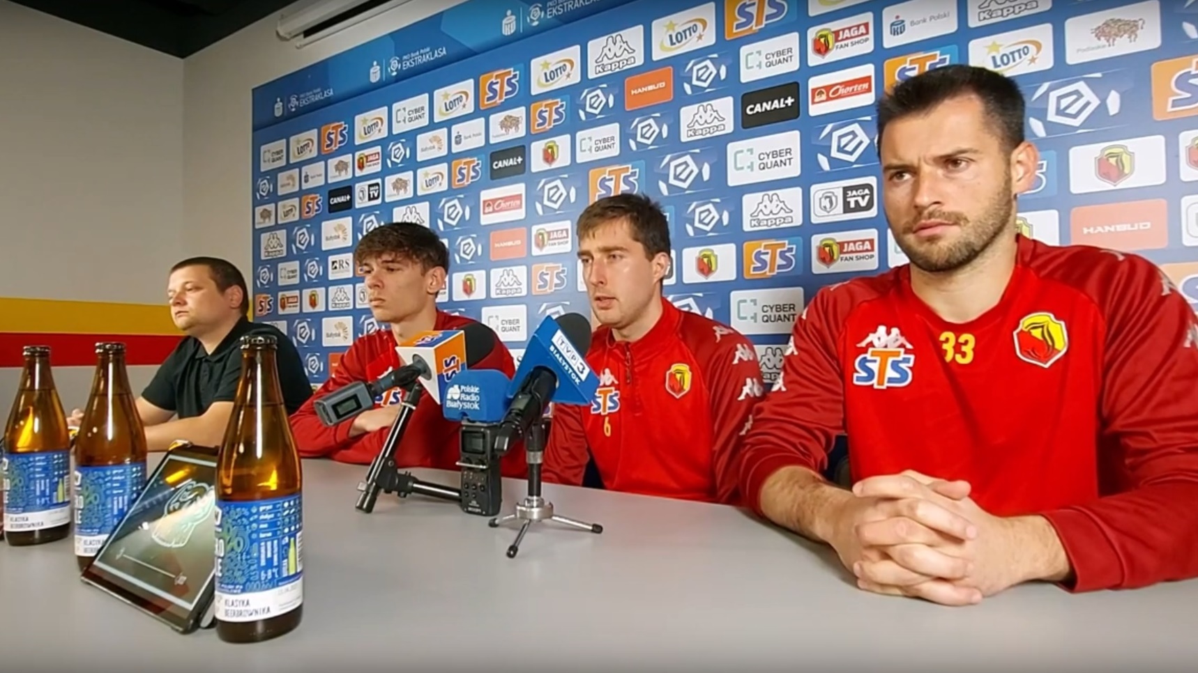 Piłkarze Jagiellonii Białystok przyznają, że porażka z Lechią Zielona Góra to wstyd [wideo]