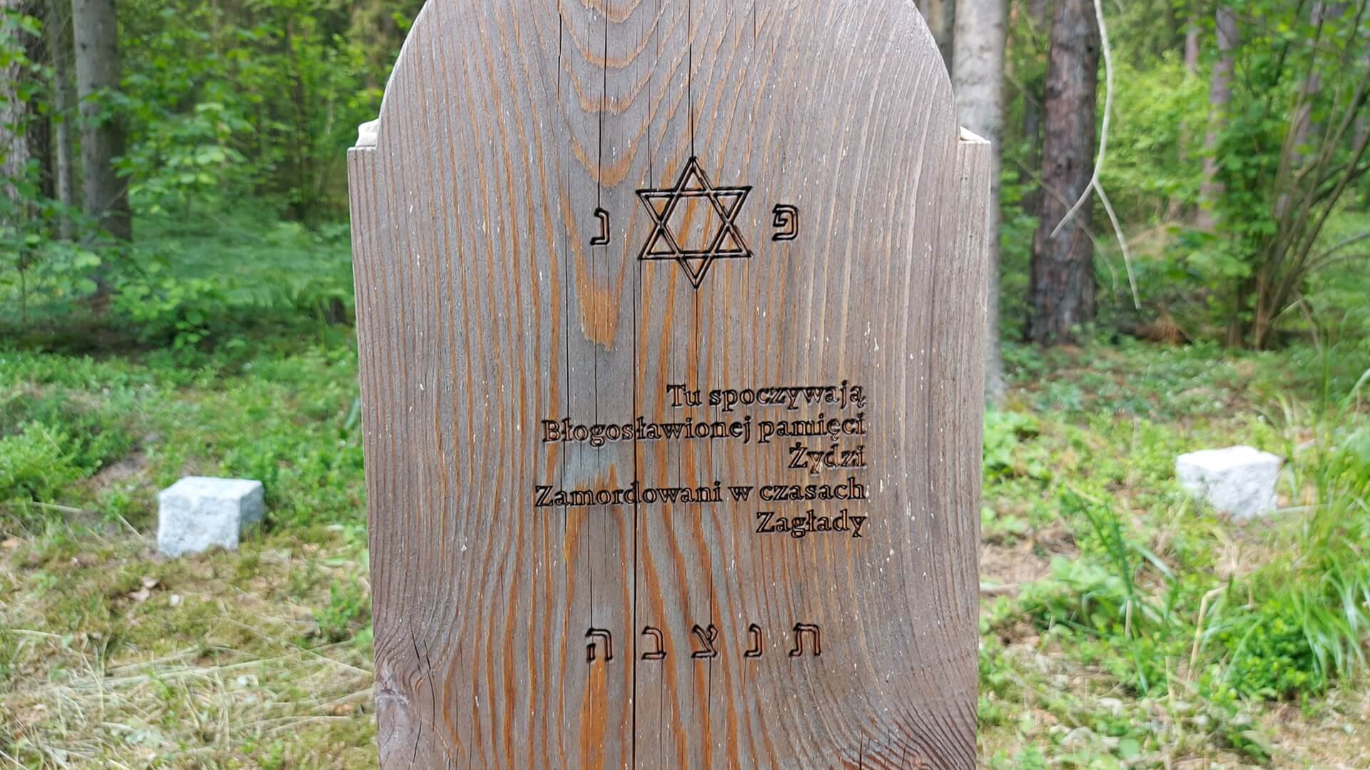 W okolicy wsi Nowe Trzciano upamiętniono Żydów zamordowanych podczas II Wojny Światowej