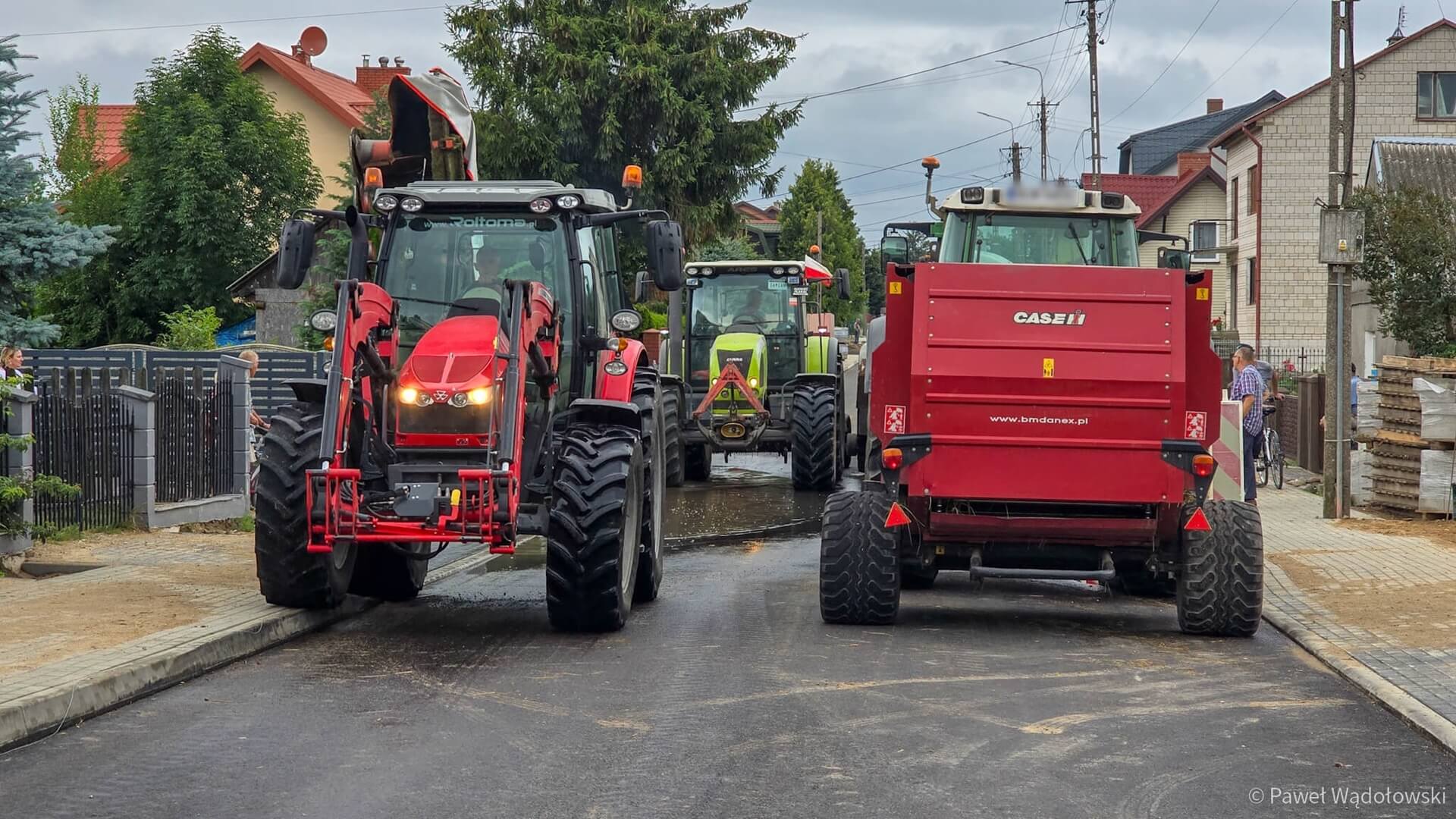 Część mieszkańców Wizny protestuje - ich zdaniem remontowana ulica Czarnieckiego jest zbyt wąska