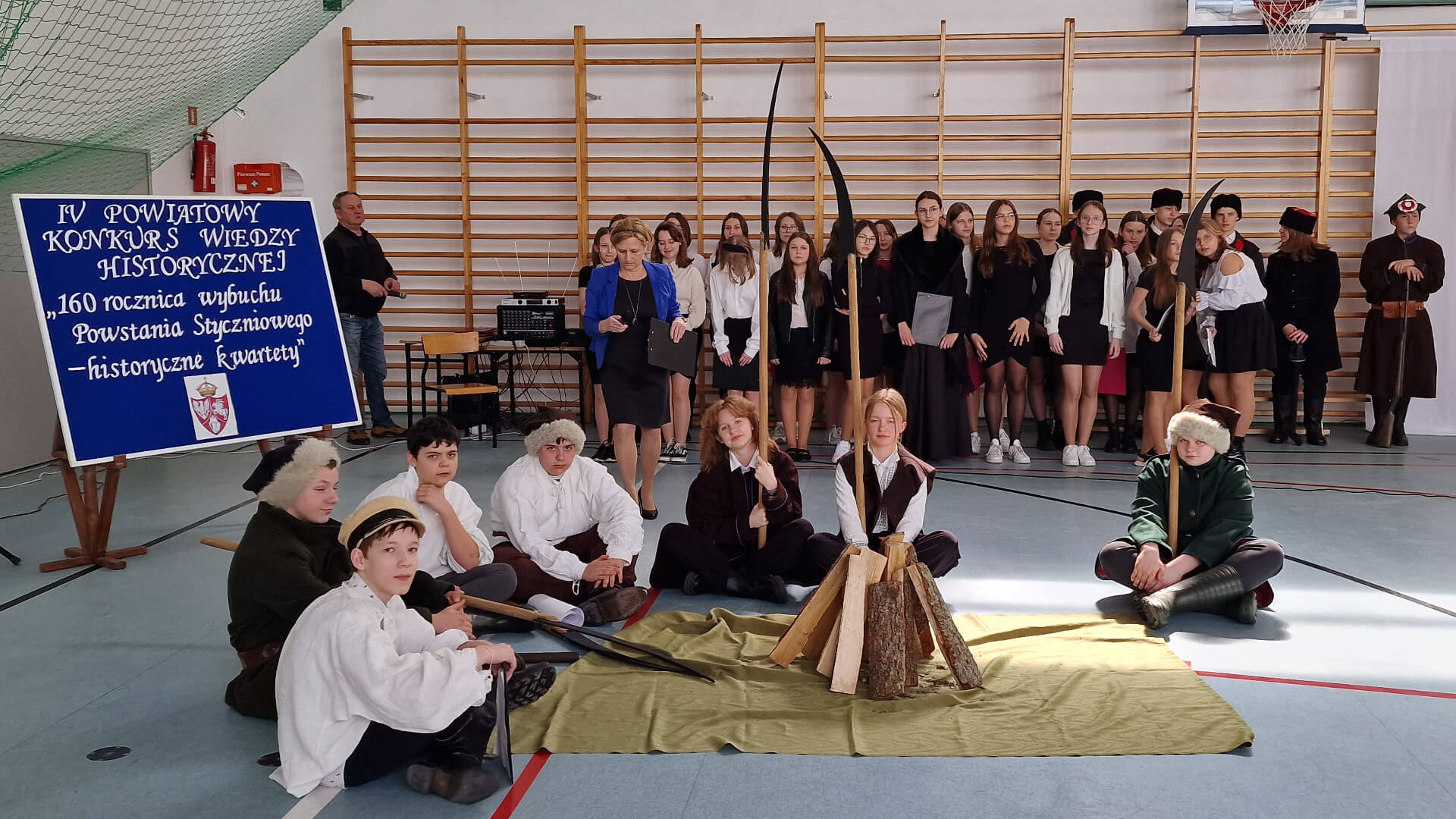 W Szkole Podstawowej w Trzciannem uczniowie wzięli udział w konkursie o powstaniu styczniowym