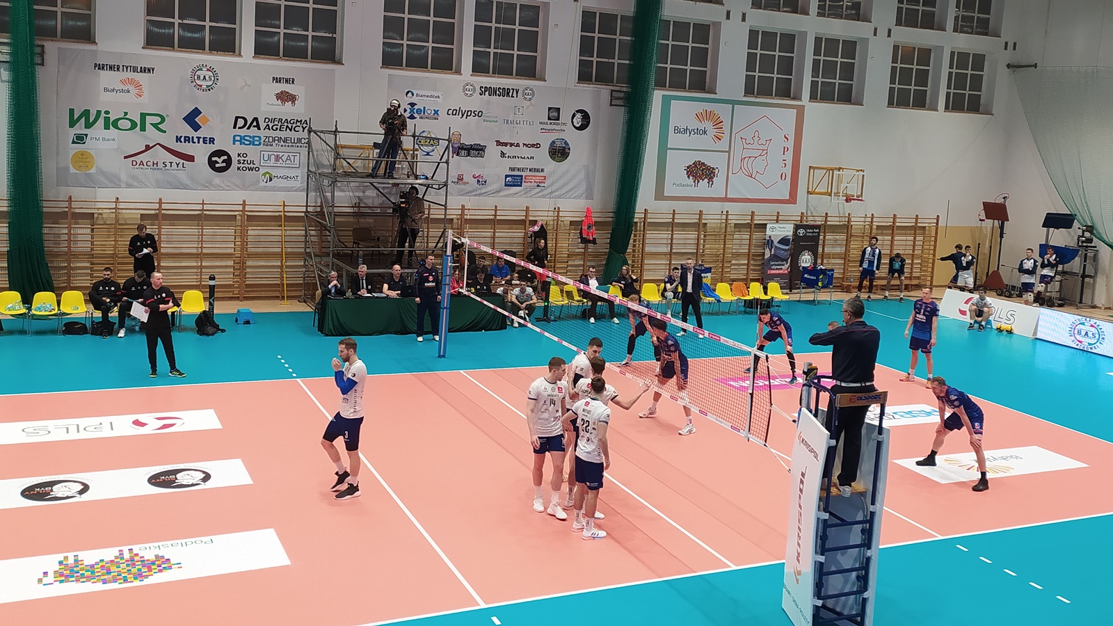 Dreszczowiec z happy endem w 1. lidze siatkarzy - BAS Białystok pokonał Visłę Bydgoszcz 3:2