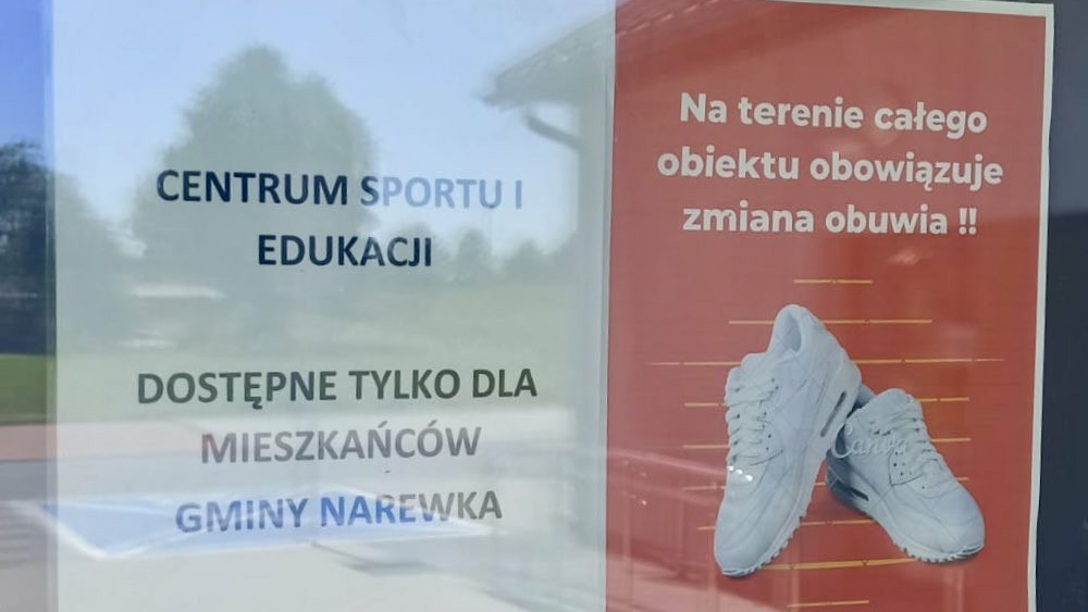 Policjanci nie mogą korzystać z publicznej siłowni w Narewce