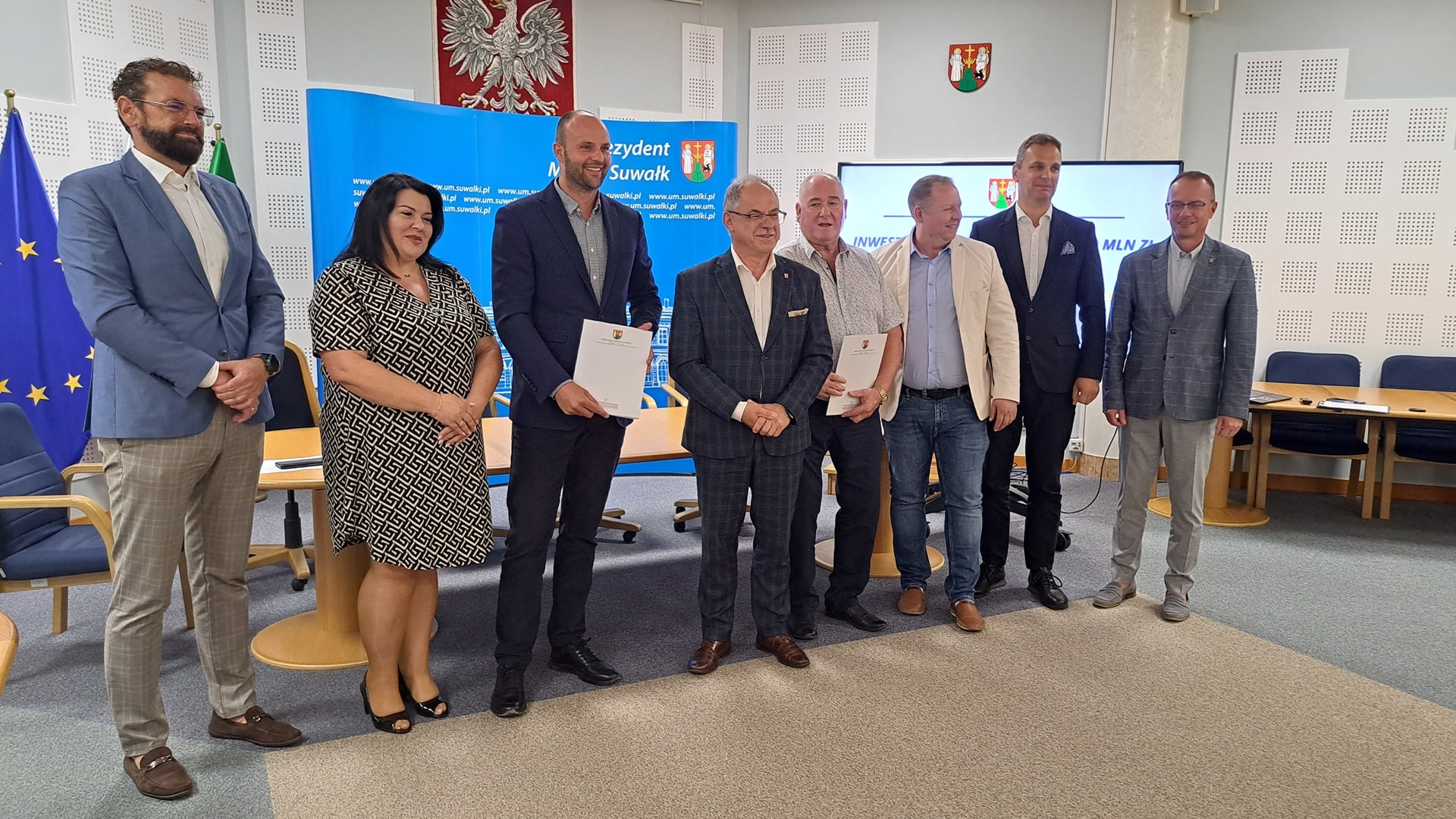 Prezydent Suwałk podpisał umowy na przebudowę ulic Powstańców Wielkopolskich, Reymonta i Piaskowej