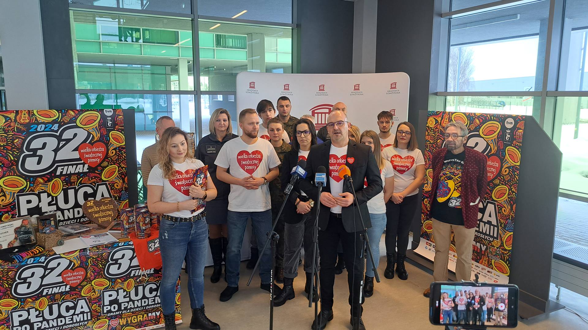 Kilkadziesiąt firm i ponad stu wolontariuszy z Łomży i okolic weźmie udział w 32. finale WOŚP