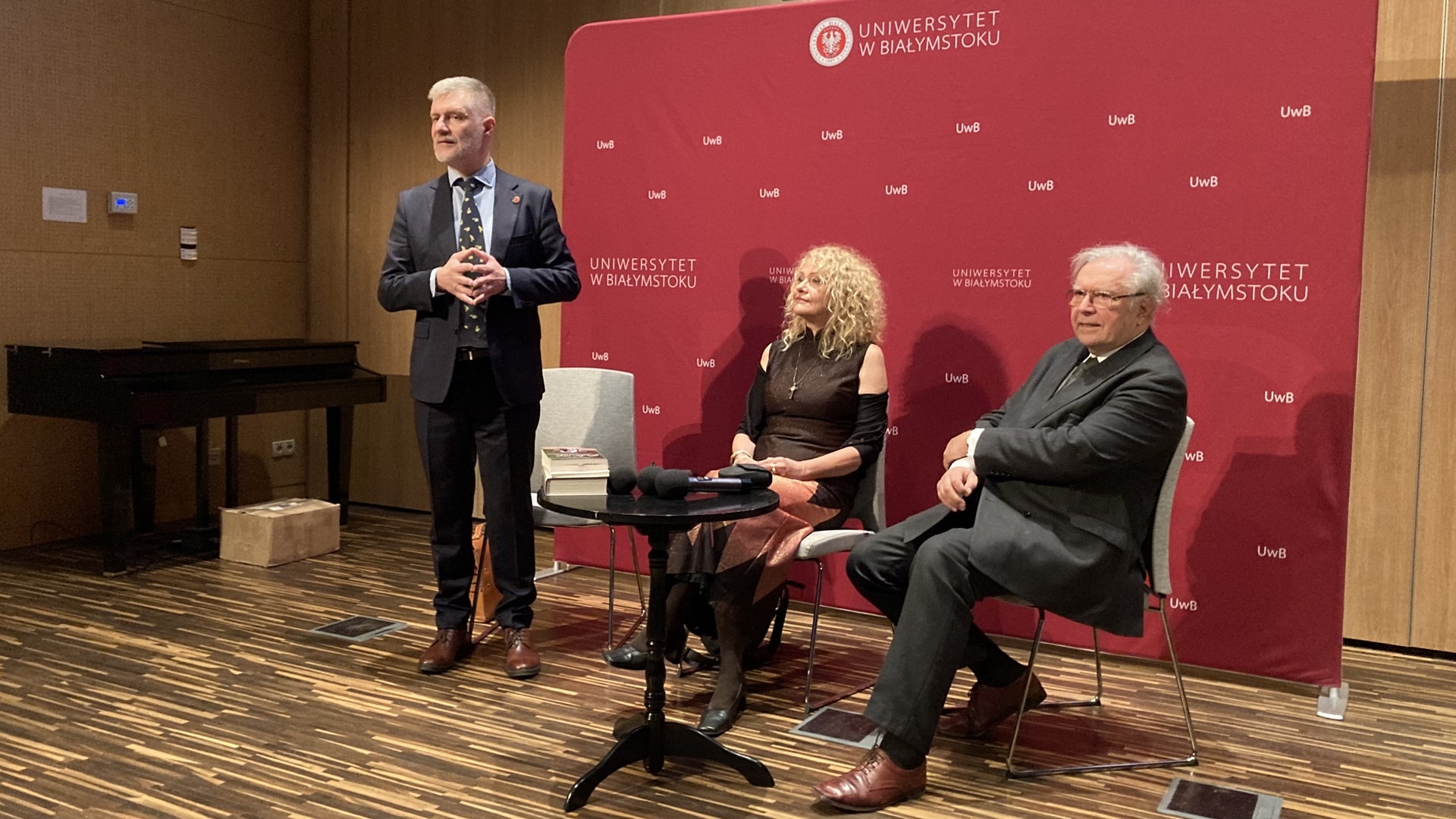 Krzysztof Zanussi odwiedził Uniwersytet w Białymstoku