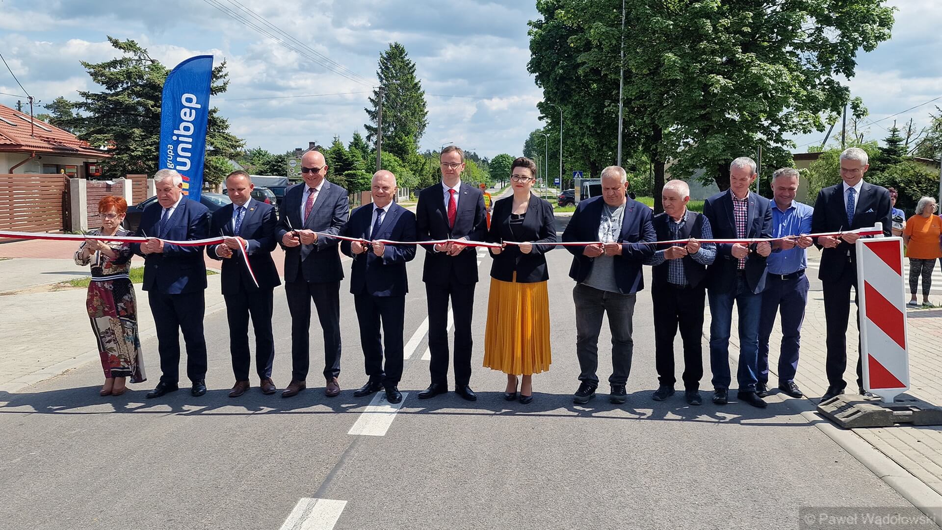 Wygoda koło Łomży - otwarto nowy kilometrowy odcinek drogi powiatowej