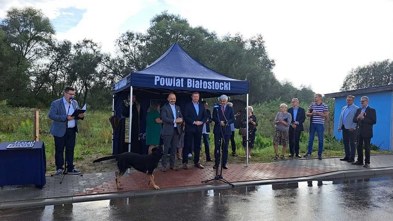 W Kruszewie otwarto wyremontowaną drogę powiatową