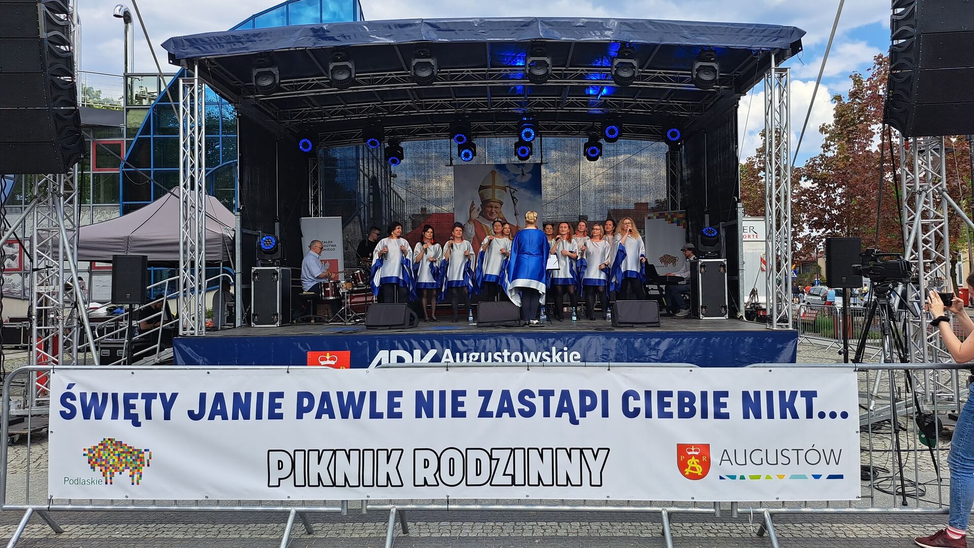 Piknik rodzinny w Augustowie poświęcony św. Janowi Pawłowi II