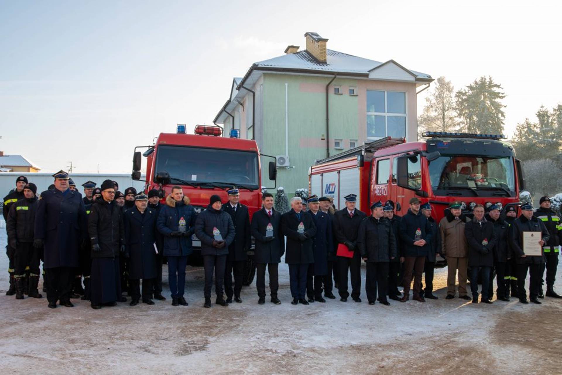 Strażacy z Sokółki dostali nowy samochód ratowniczo-gaśniczy