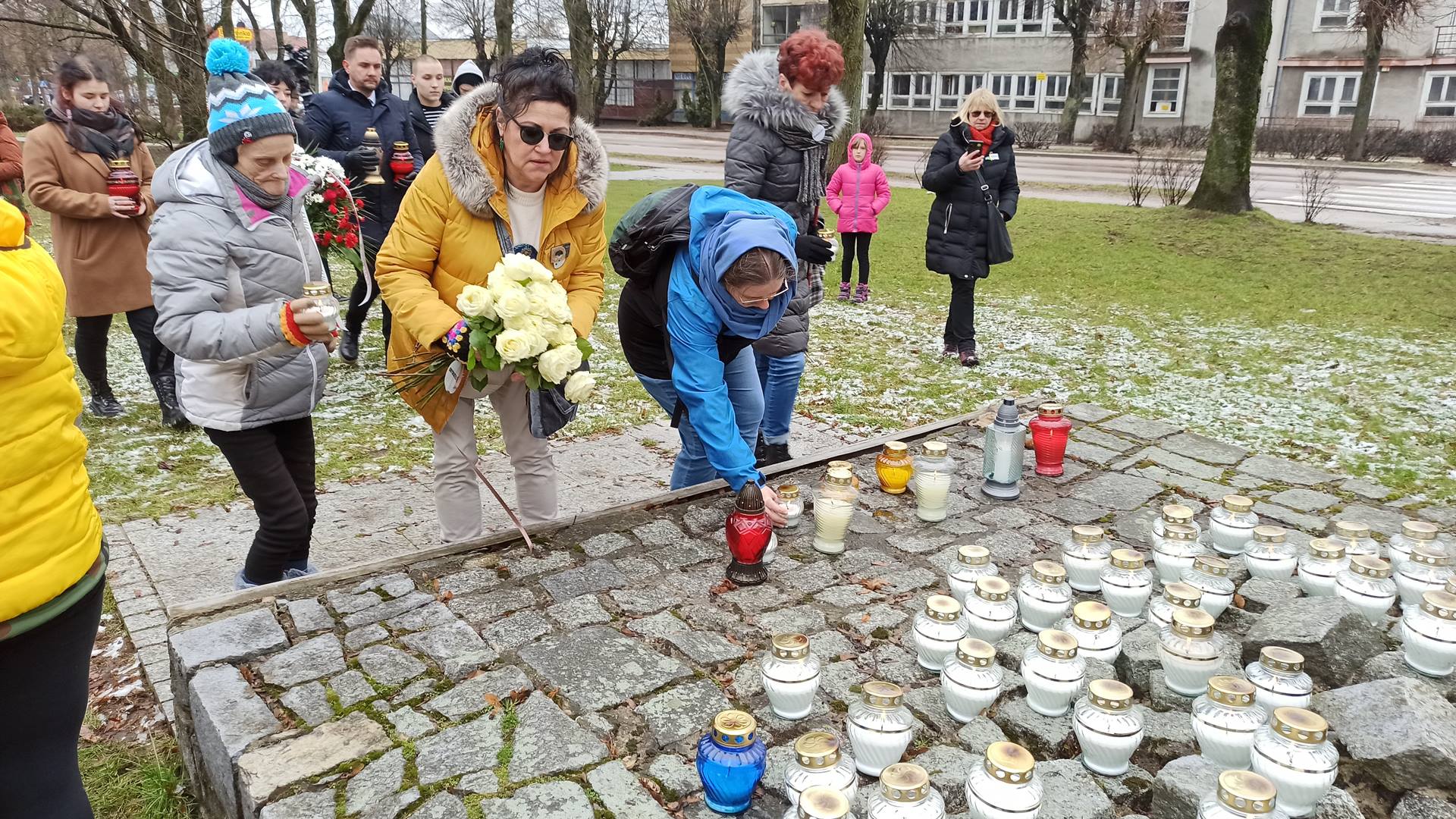 Akcja Wiecznaja Pamiat' w Hajnówce 26.02.2023