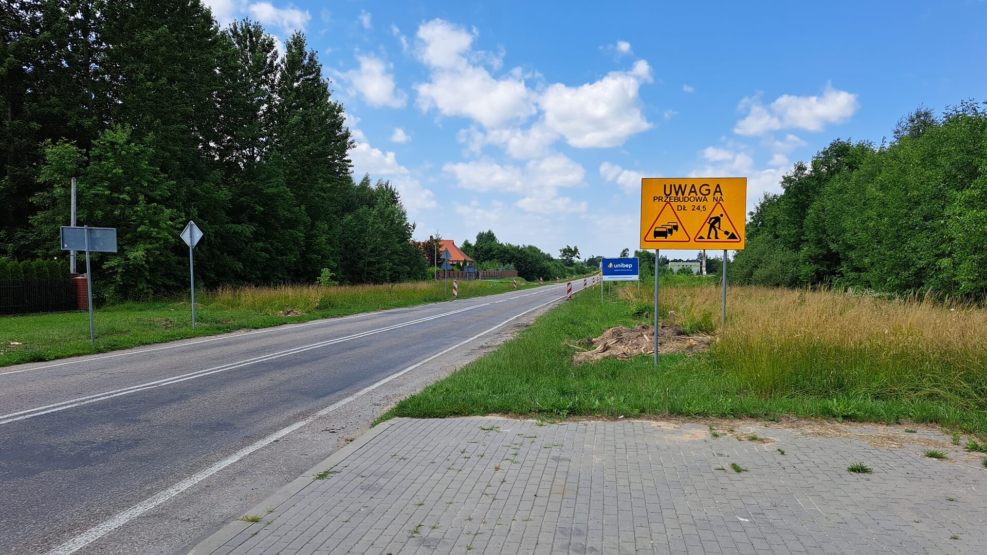 Rozpoczęła się gruntowna przebudowa drogi wojewódzkiej z Hajnówki do Bielska Podlaskiego