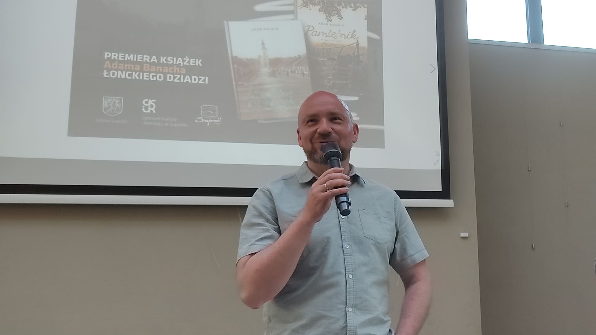 Premiera książek Adama Banacha - "Łoncki dziadzio" odwiedził Supraśl