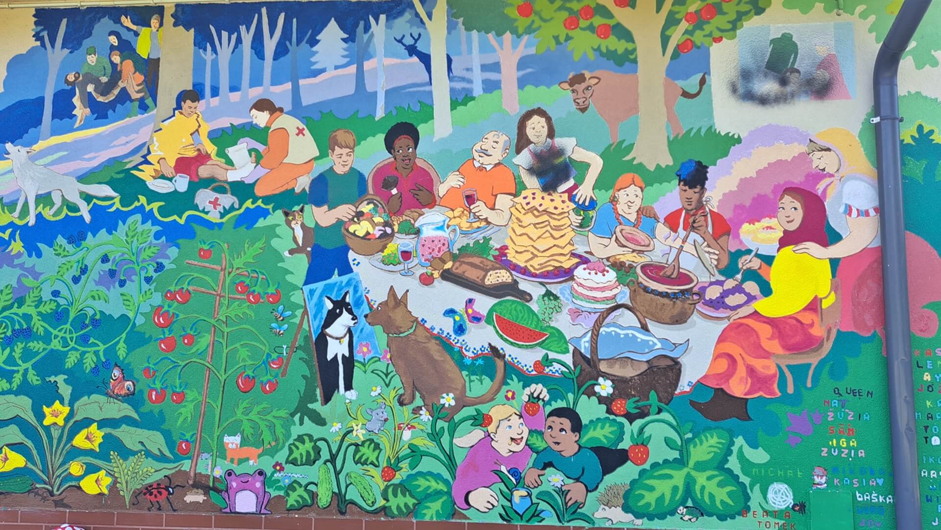 Budzący kontrowersje mural w Czeremsze powinien zostać przemalowany - uważa wójt gminy