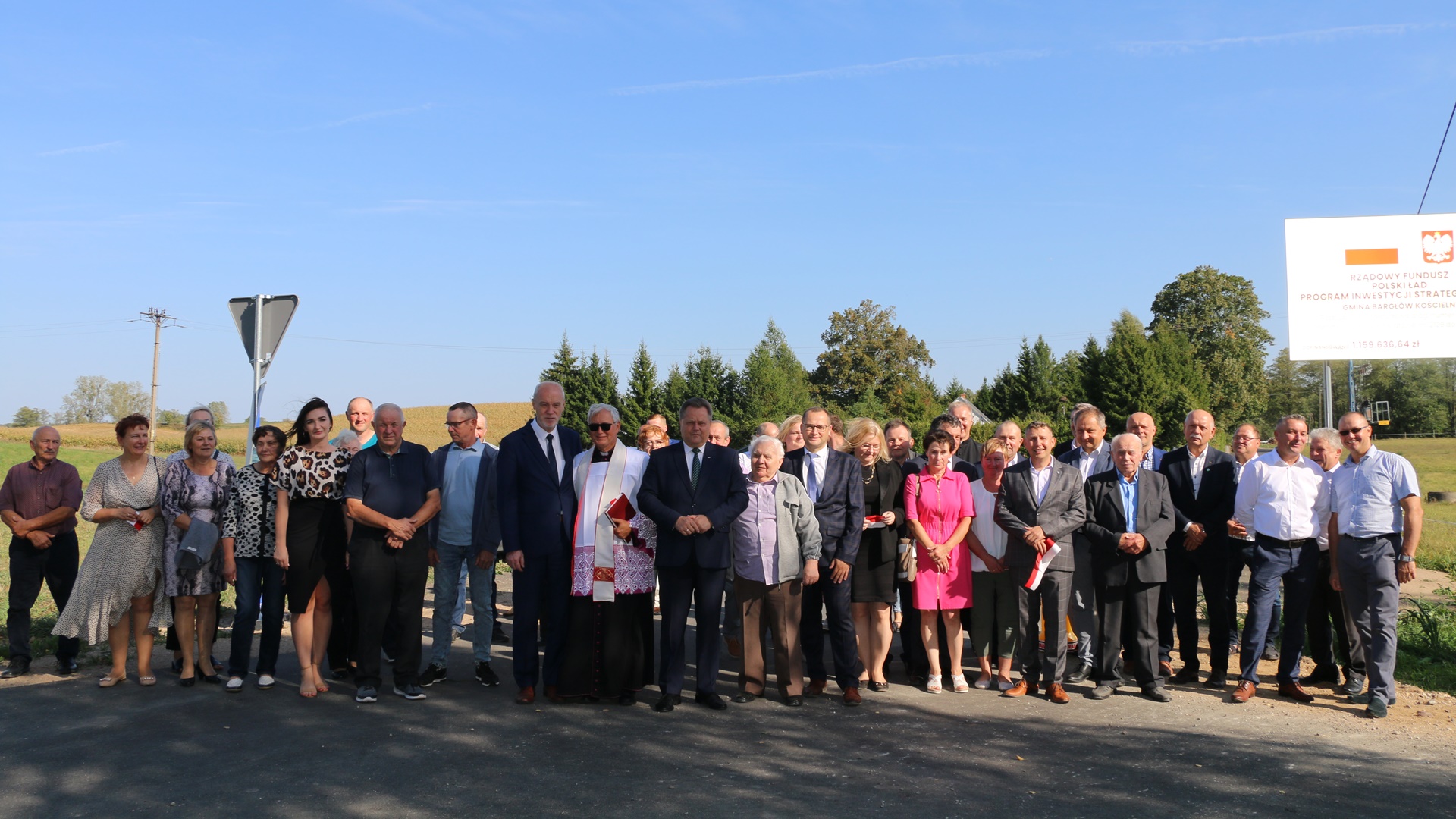 Mieszkańcy Dreństwa w gminie Bargłów Kościelny cieszą się z nowej drogi