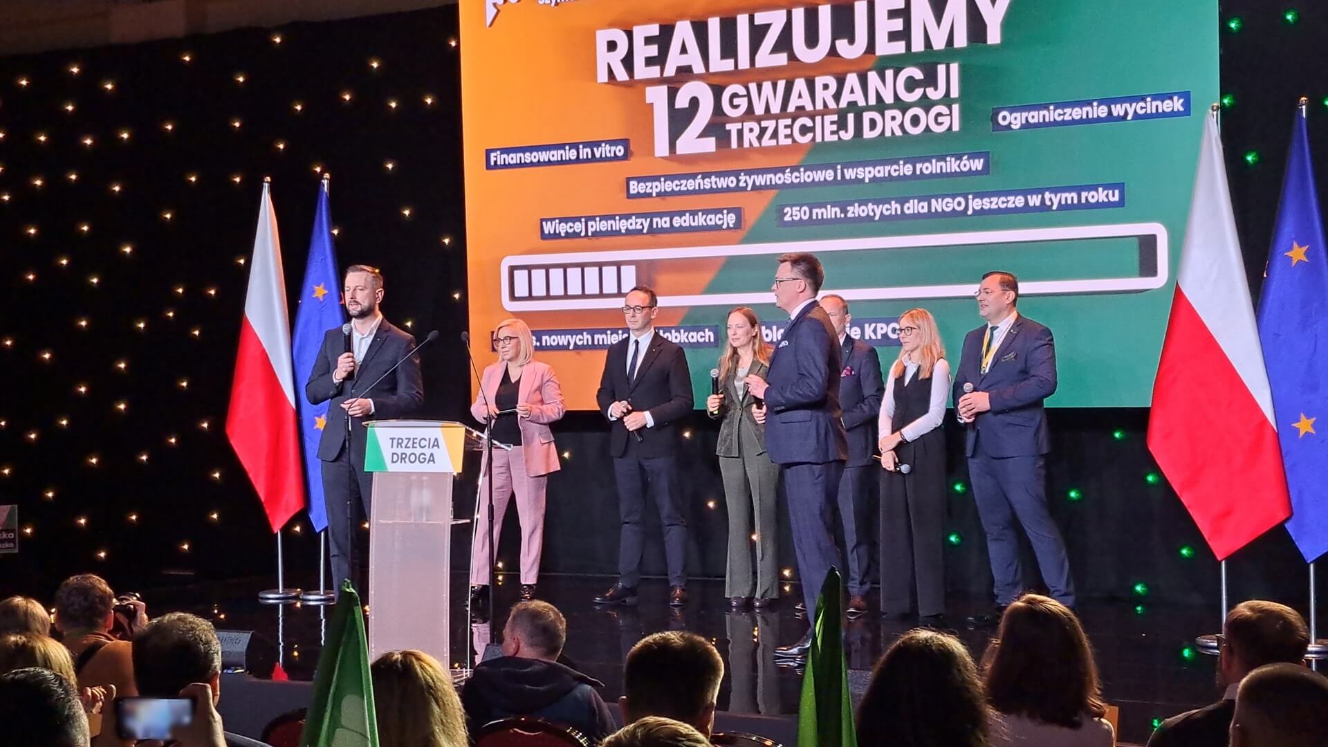 Szymon Hołownia na konwencji Trzeciej Drogi: Coś zaczyna iść nie tak